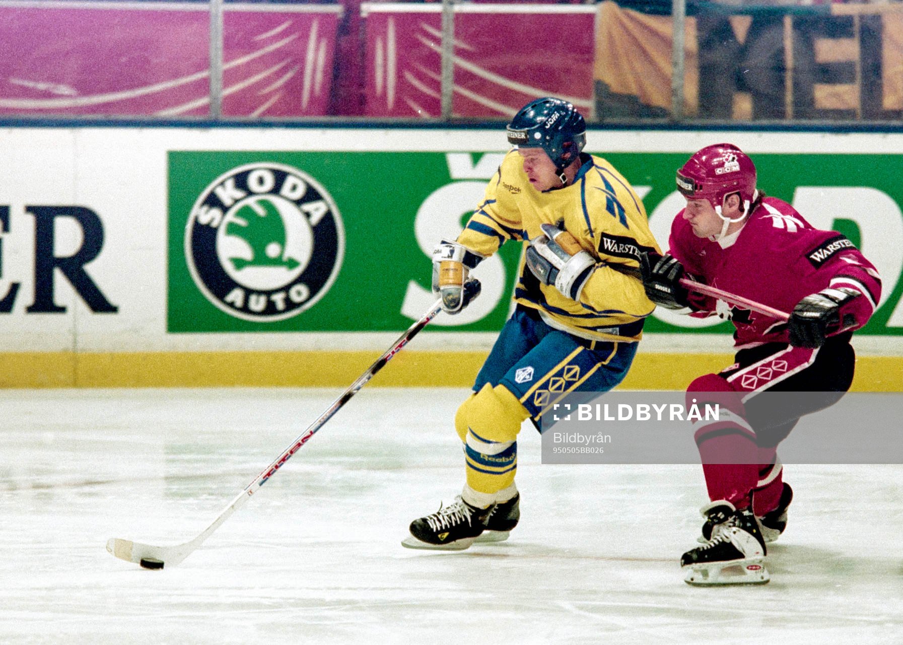 Per-Erik Eklund, Sverige med pucken