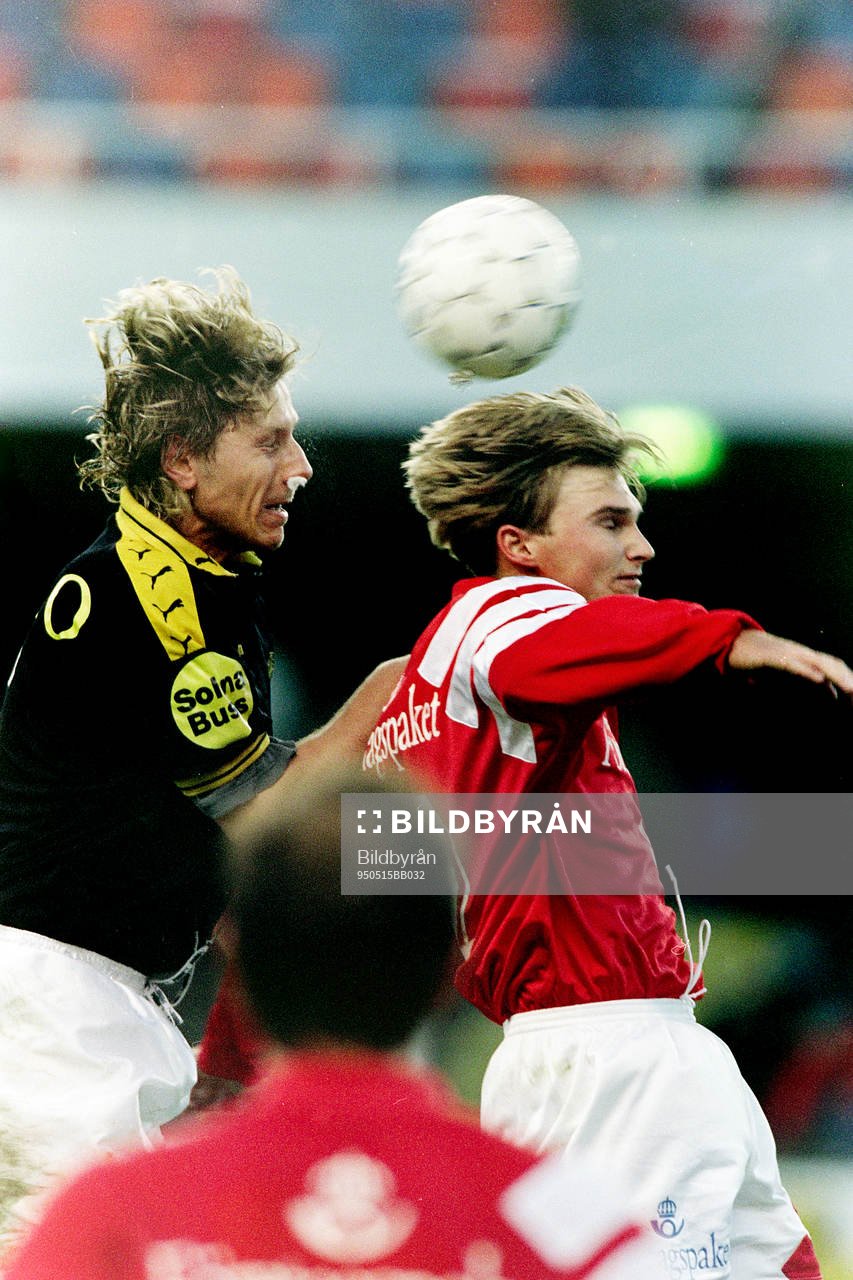 Jesper Jansson, AIK i en duell med degerfors Andreas