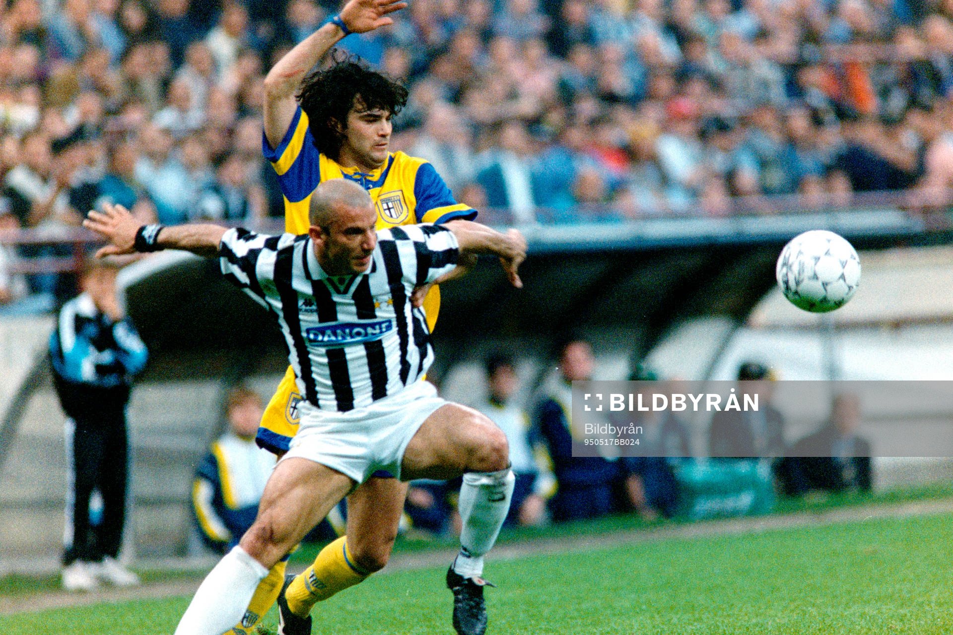 Fotboll, Uefacupen, Final, Juventus - Parma, 1-1
