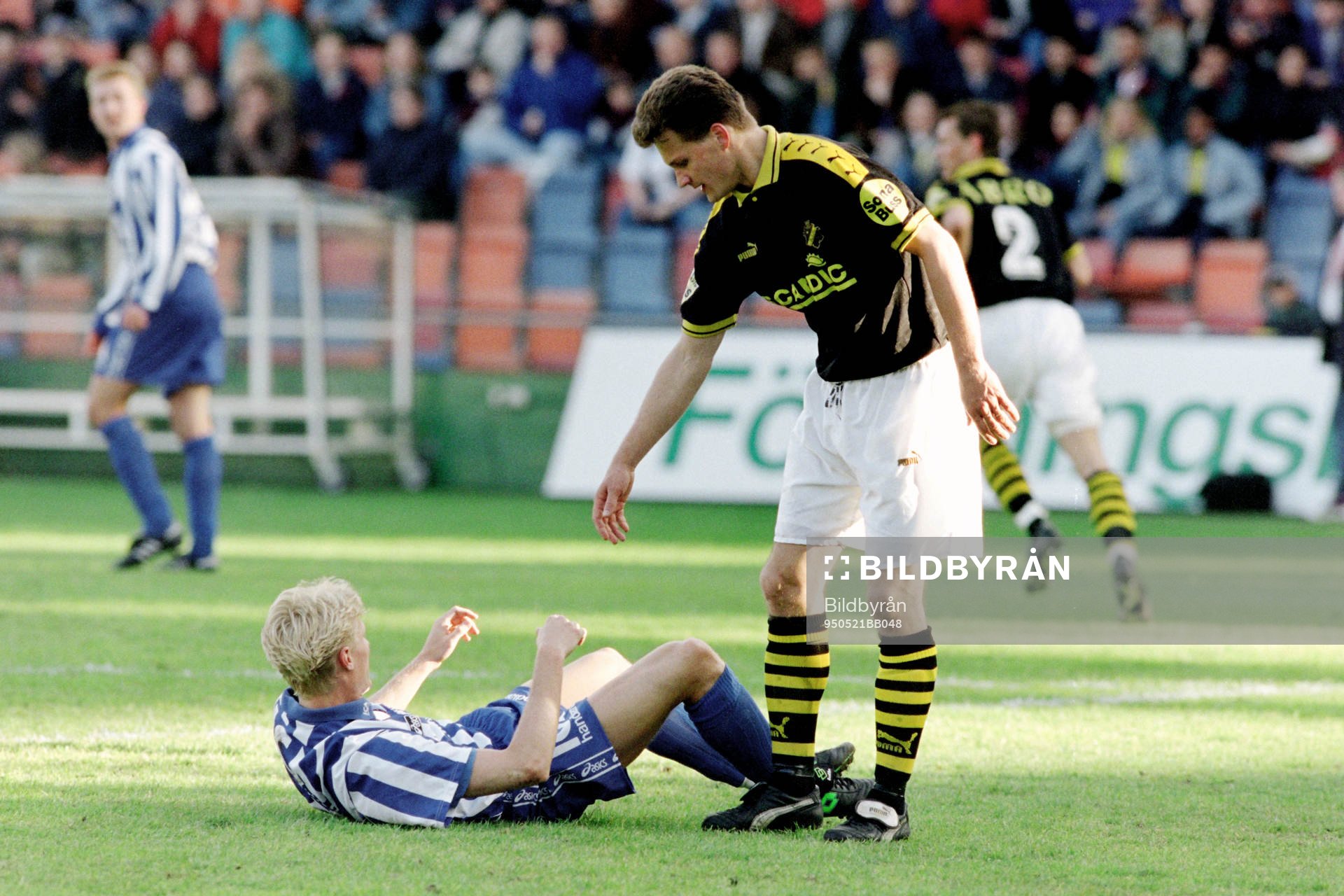 Mats Lilienberg, Göteborg på rygg och Gary Sundgren, AIK