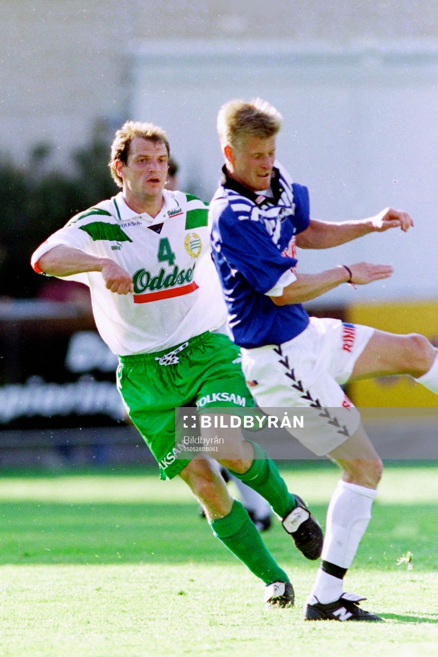 Peter Berggren, Hammarby och Anders Johansson, Halmstad