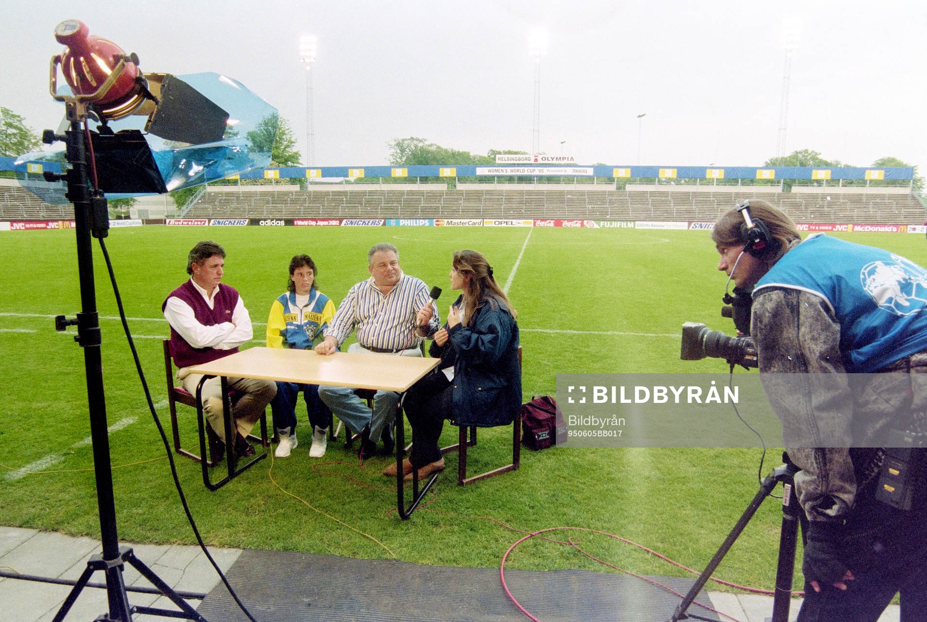 TV studio på arenan