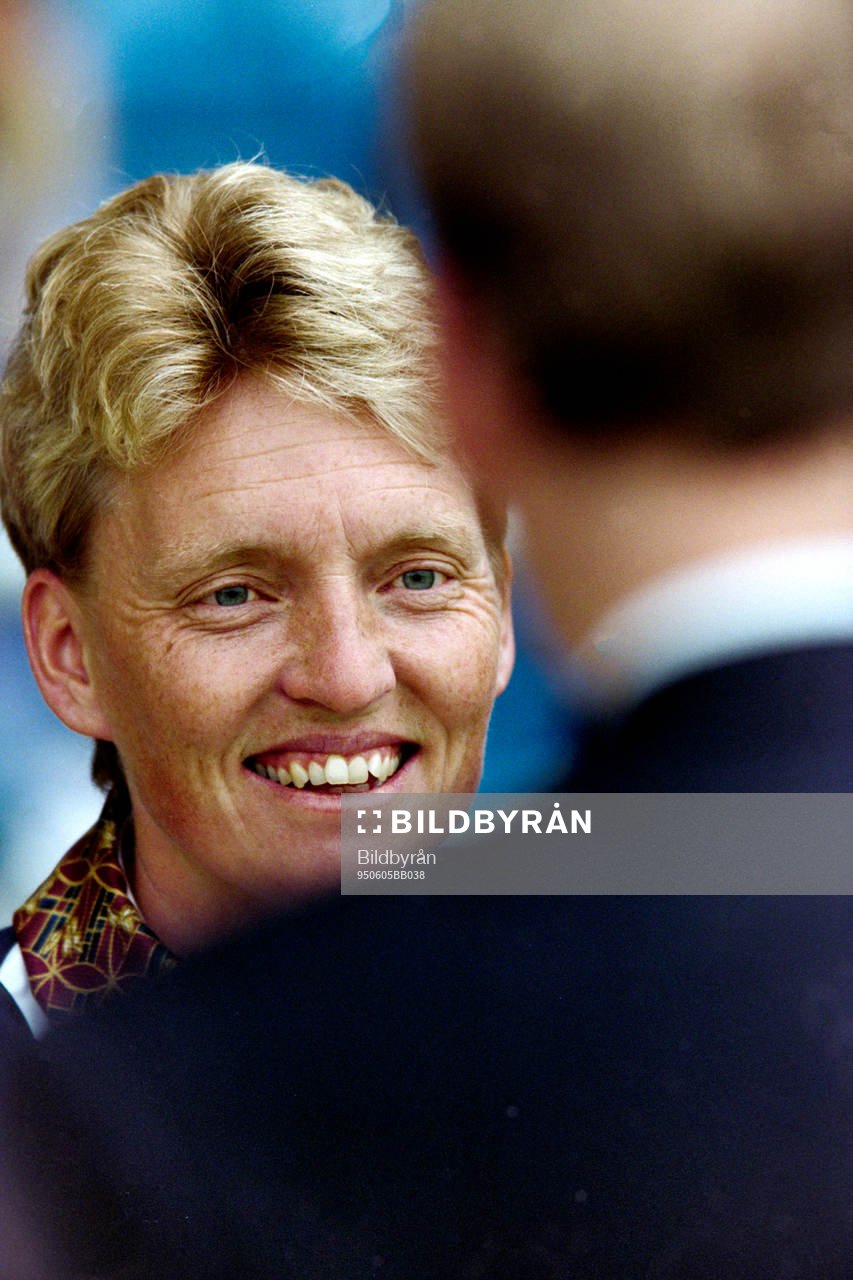 Susanne Erlandsson på plats