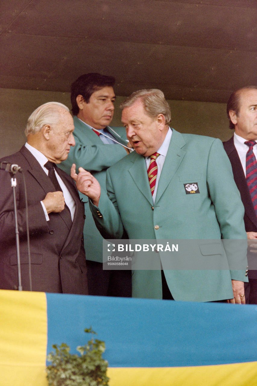 Joao Havelange och Lennart Johansson