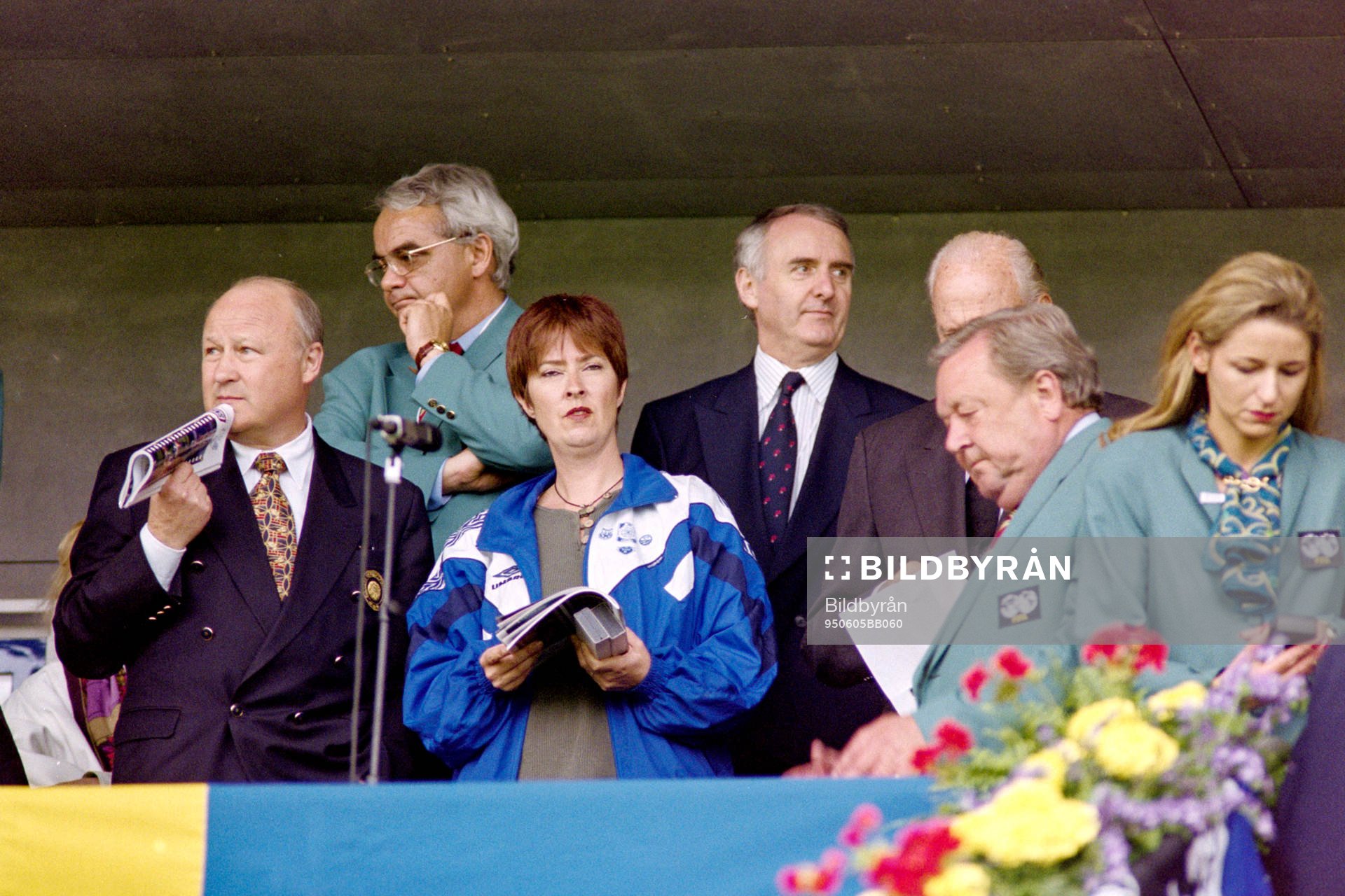 Lars-Åke Lagrell, Mona Sahlin och Lennart Johansson