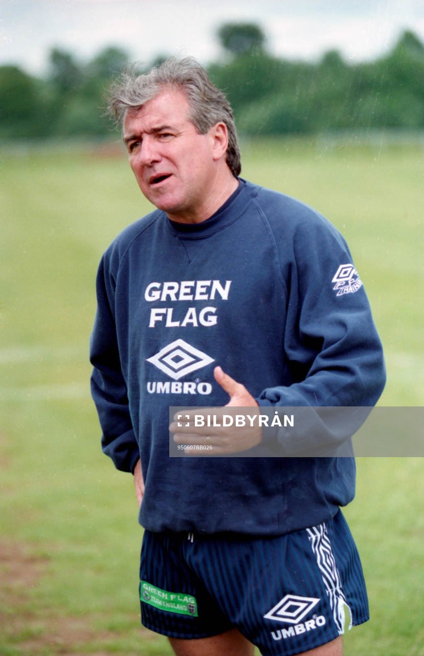  Terry Venables, förbundskapten, England.