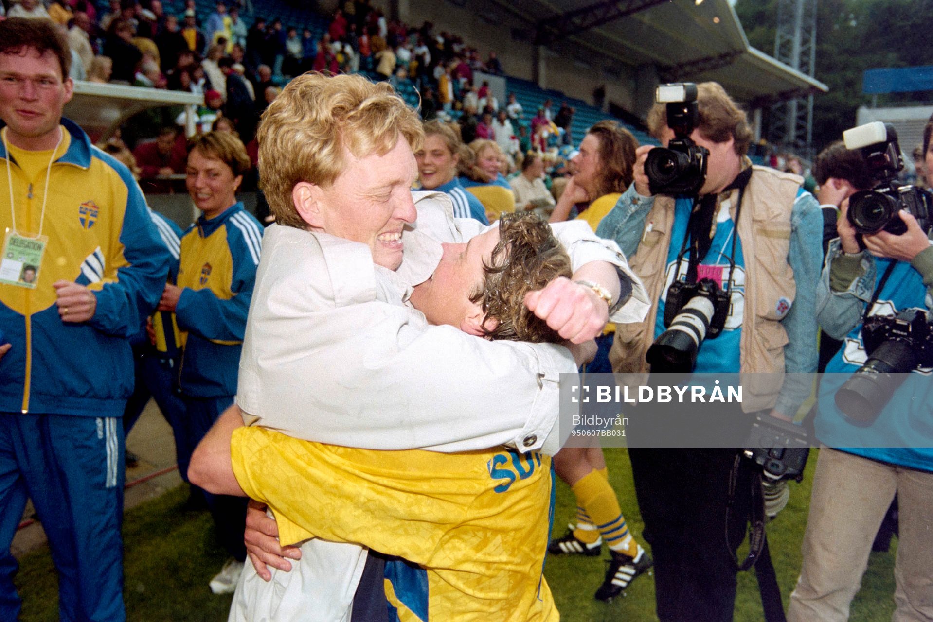 Susanne Erlandsson kramar om Pia Sundhage