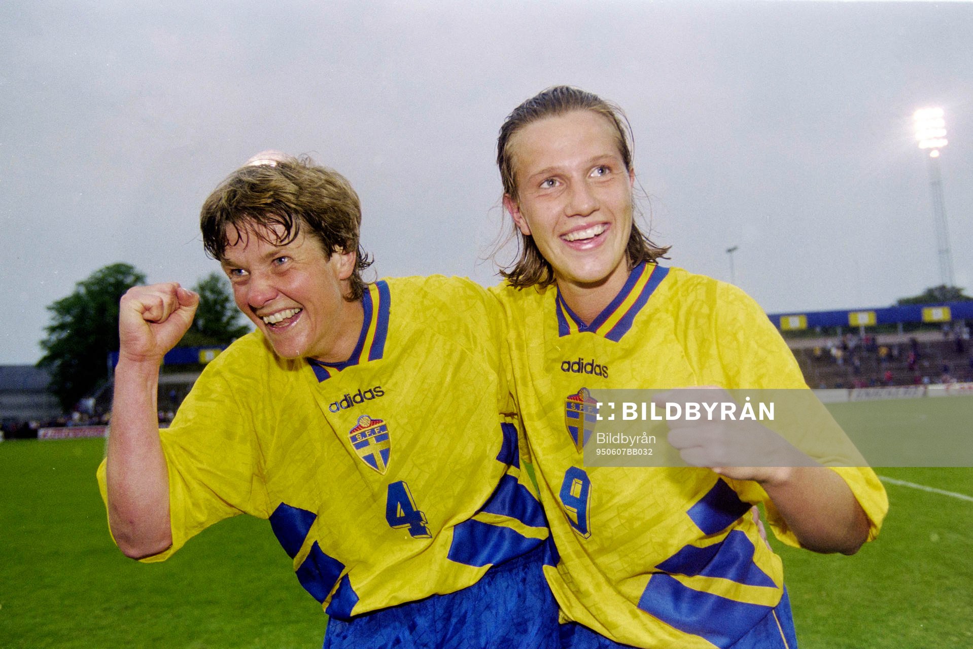 Pia Sundhage och Malin Andersson, Sverige