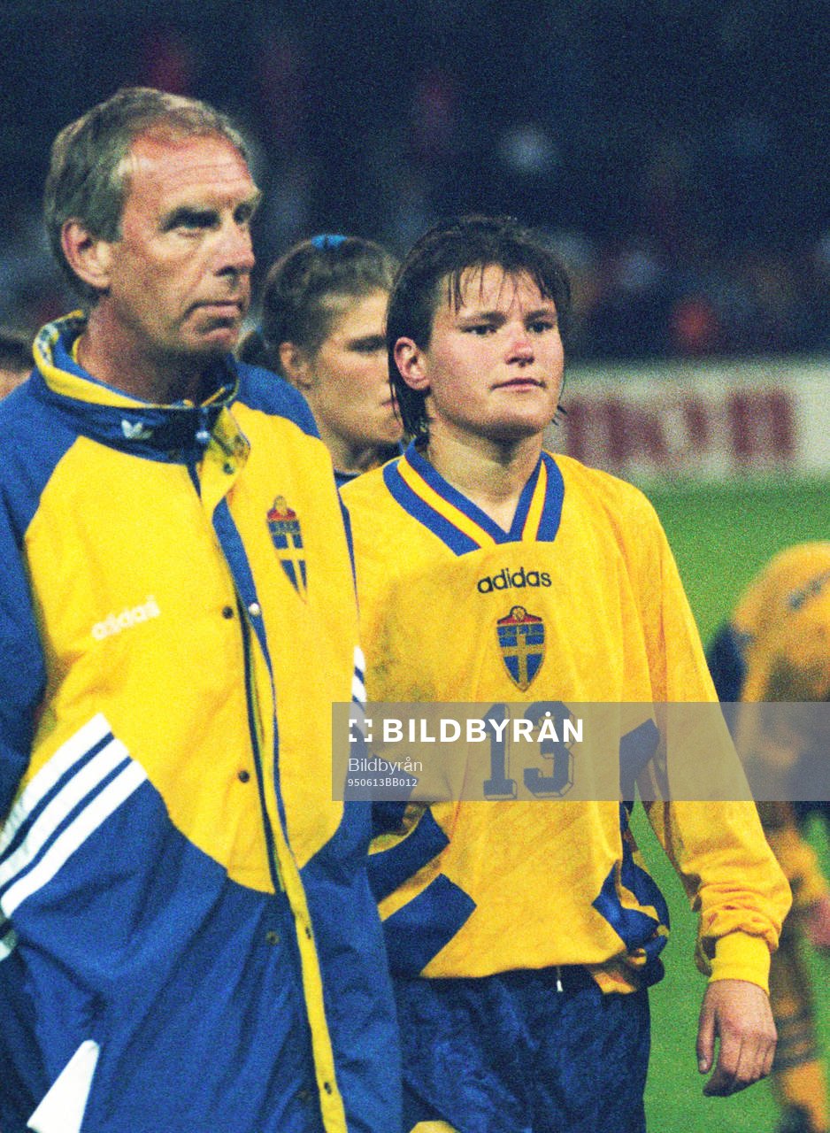 Annika Nessvold och Bengt Simonsson, förbundskapten,