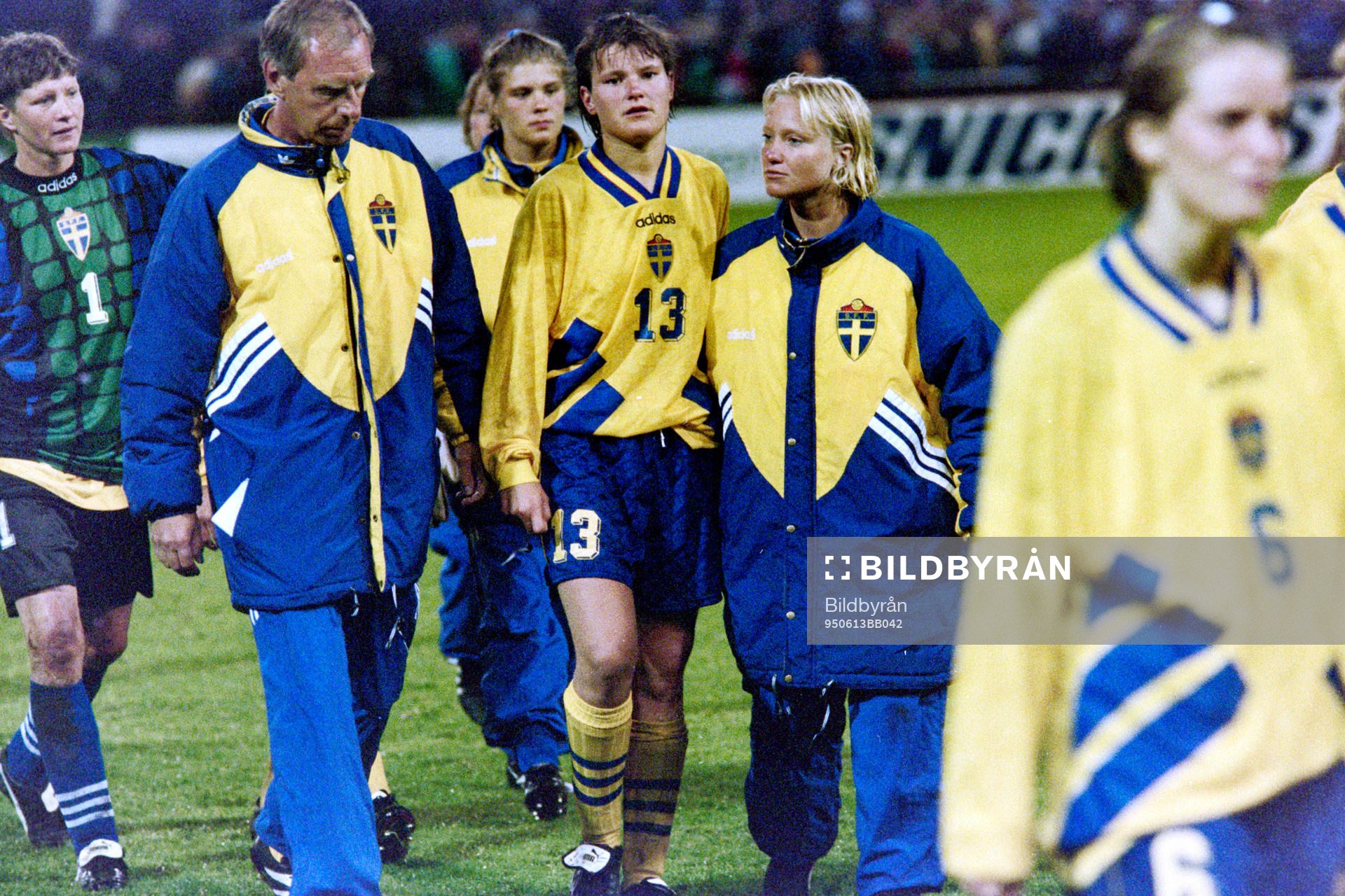 Bengt Simonson, tränare och Annika Nessvold, Sverige deppar