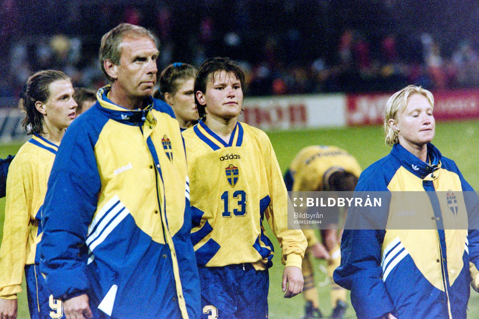 Bengt Simonson, tränare och Annika Nessvold, Sverige deppar