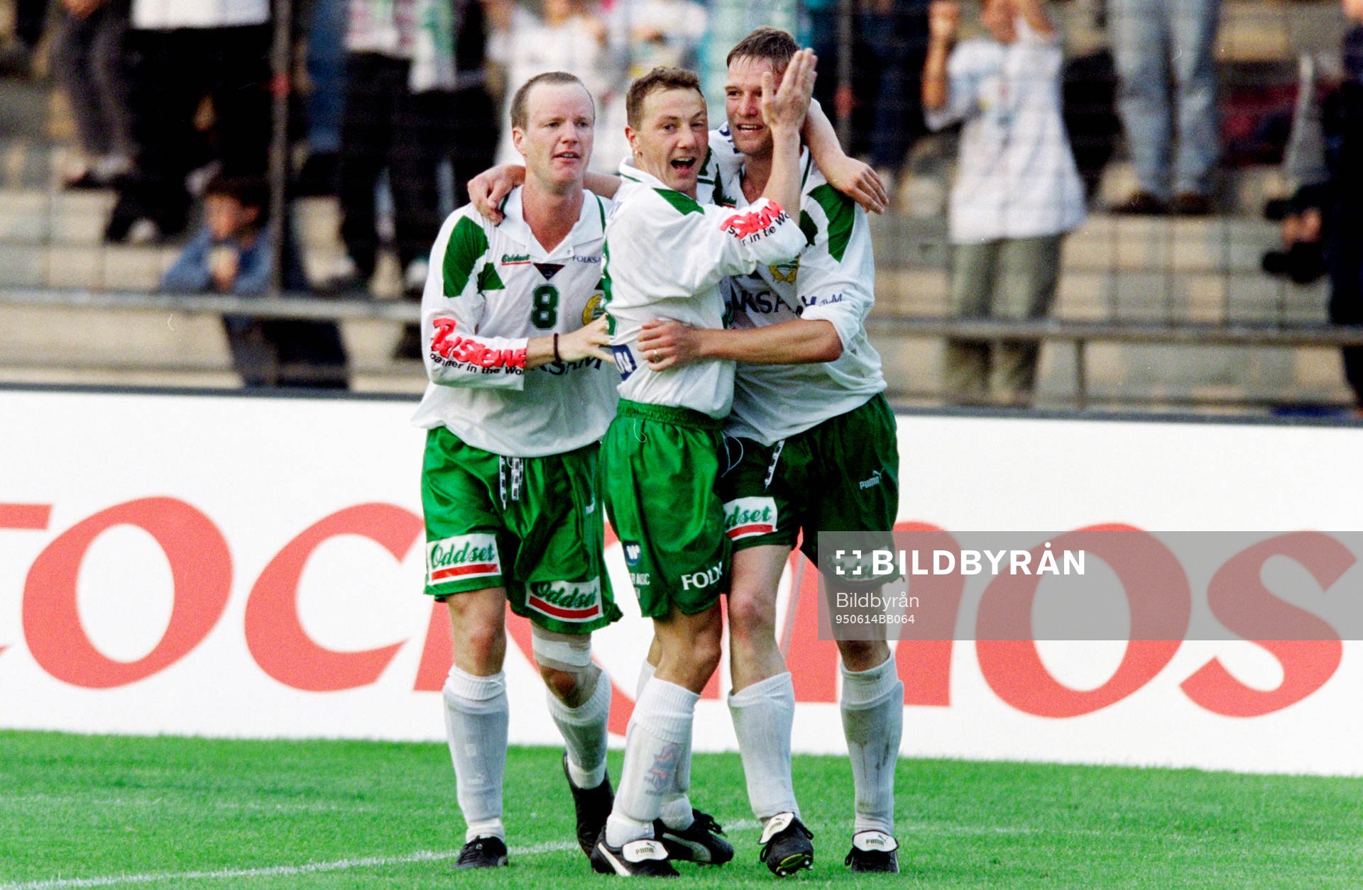 Johan Hammarström och Dan Sahlin, Hammarby jublar