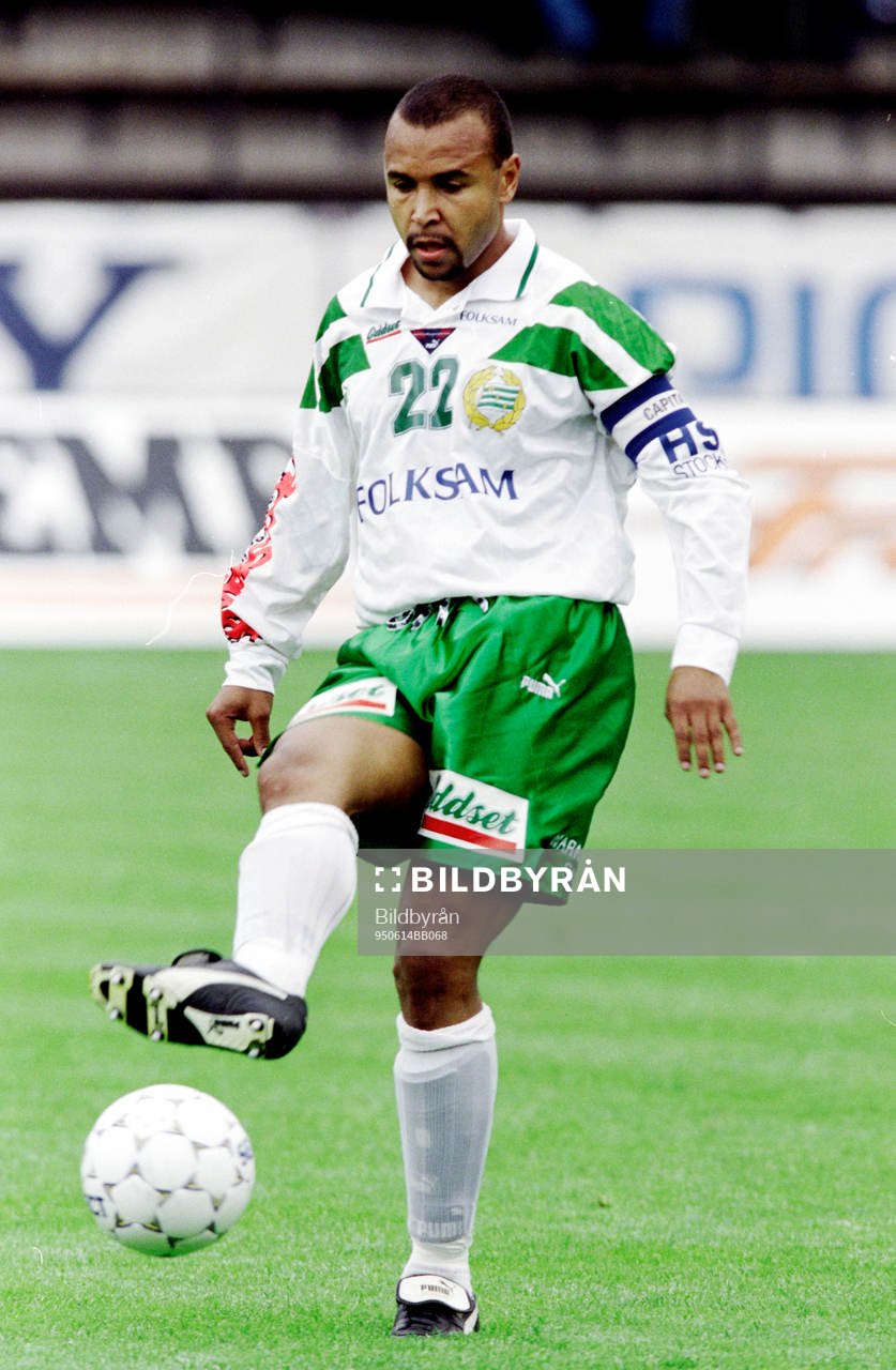 Fotboll, Allsvenskan, Hammarby - Helsingborg, 2-1: Jean-Paul Von der Burg, Hammarby.