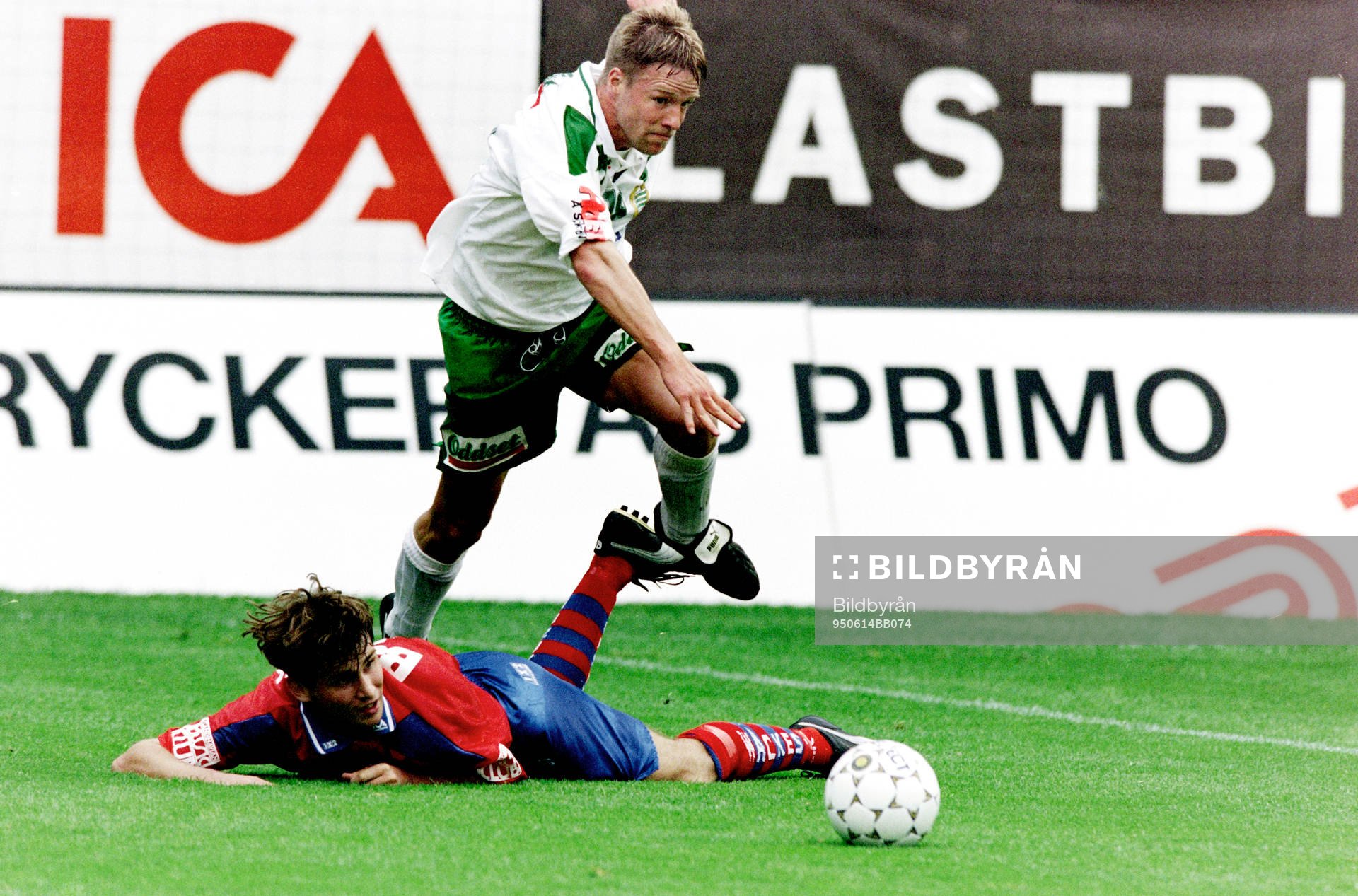 Dan Sahlin, Hammarby tar sig förbi helsingborgs Andreas