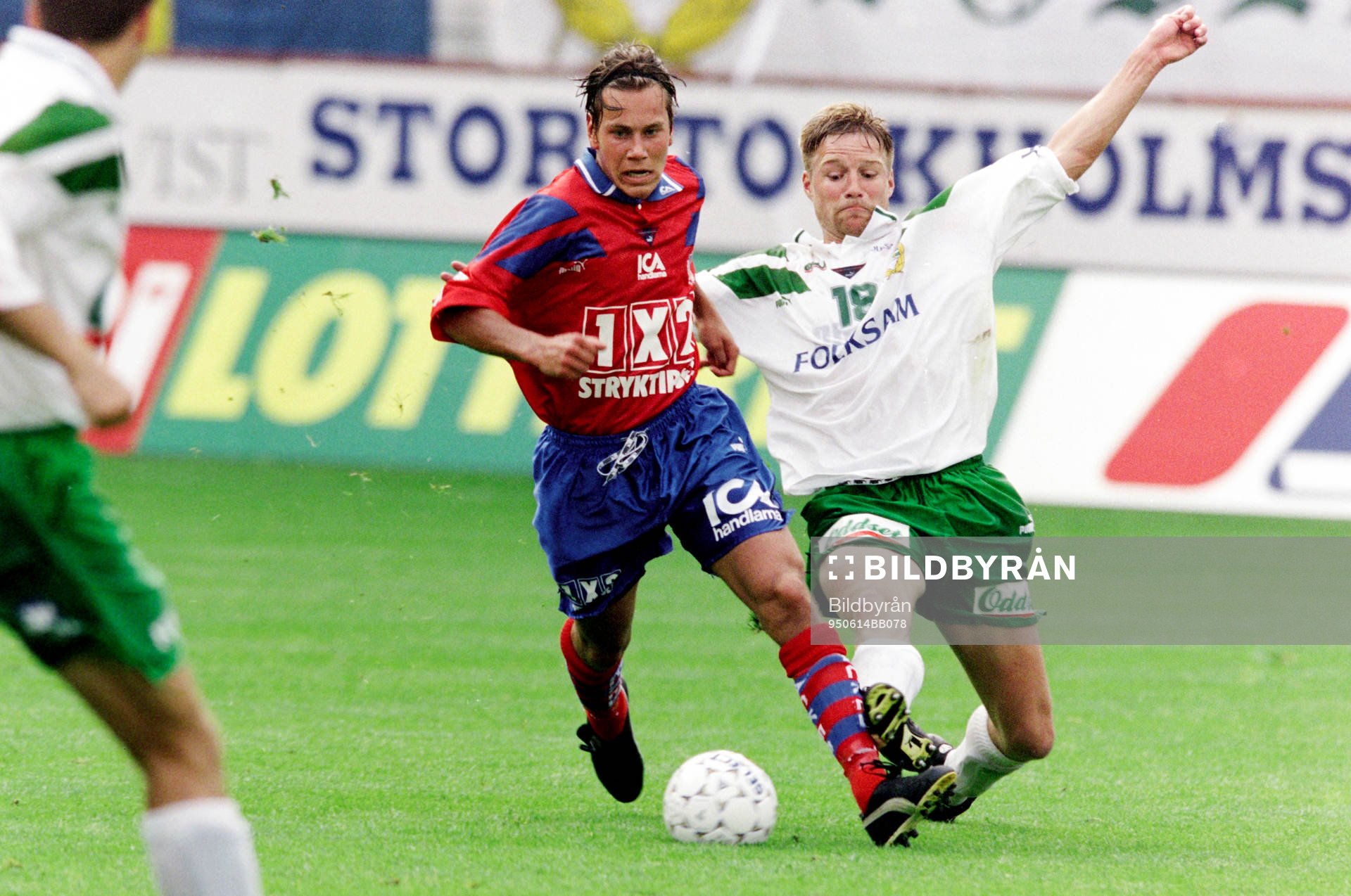 Marcus Lantz, Helsingborg med bollen utmanas av hammarbys