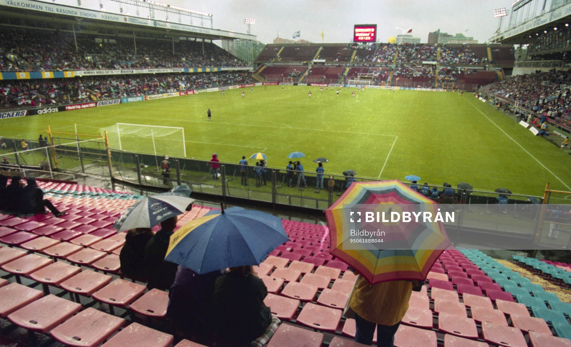 Ett regnigt Råsunda