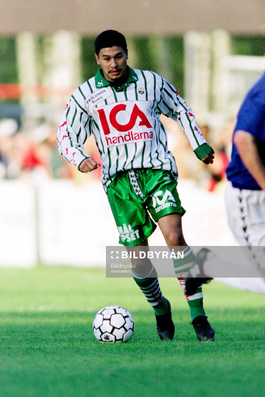 Fotboll, Allsvenskan, Västra Frölunda - Halmstad, 1-1: Richard Teberio, Frölunda.
