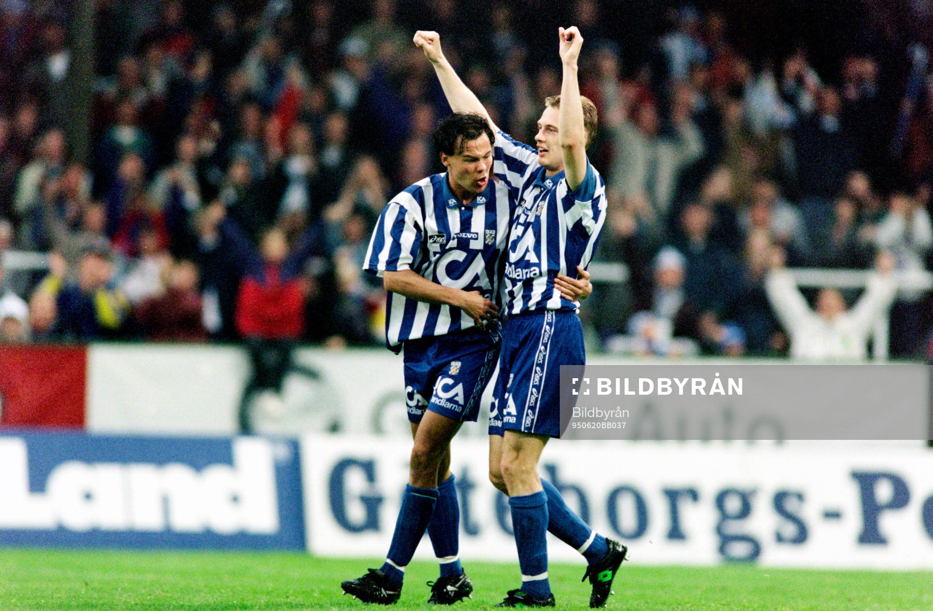 Joachim Björklund och Jonas Olsson, Göteborg jublar