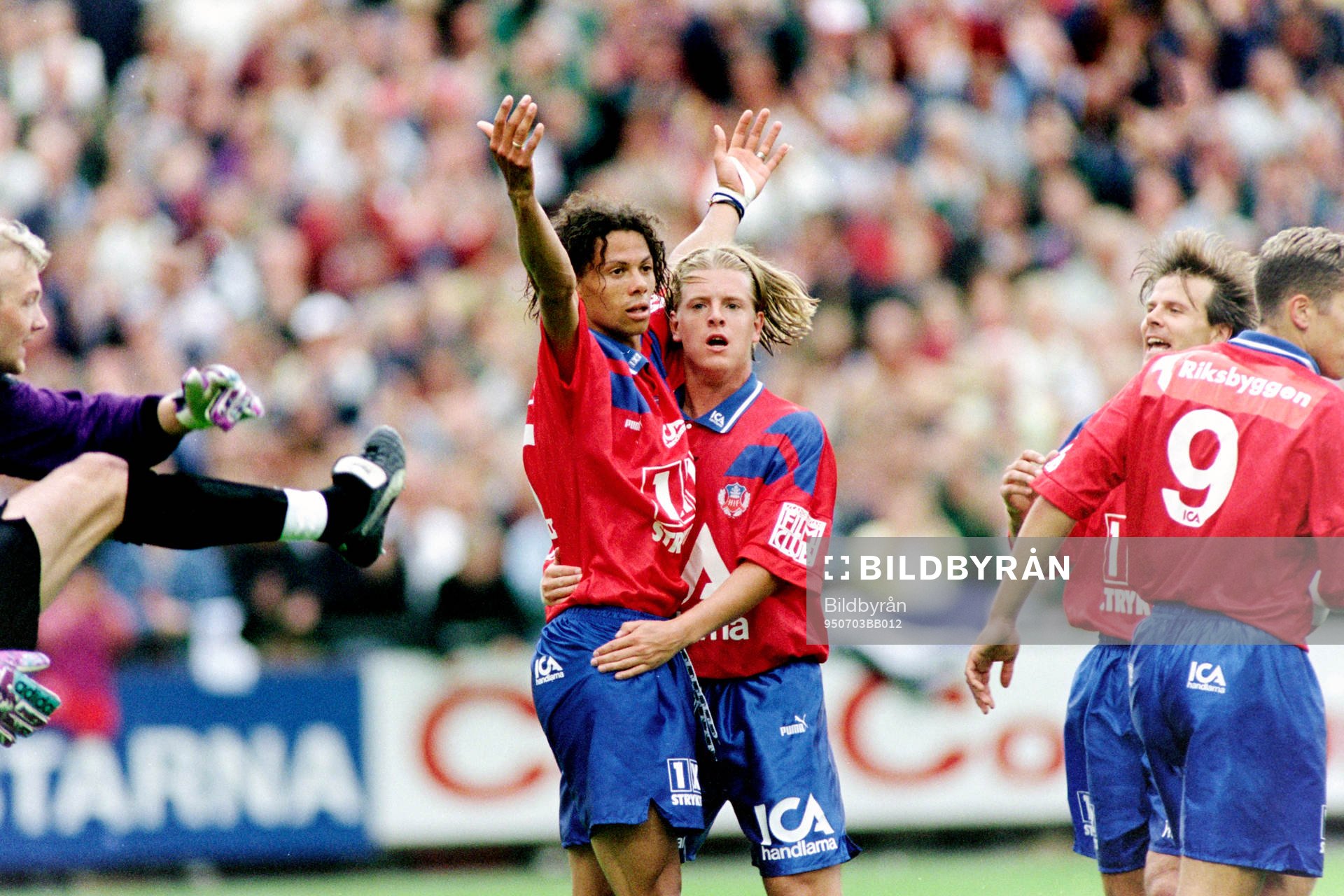 Martin Pringle och Jesper Ljung, Helsingborg jublar