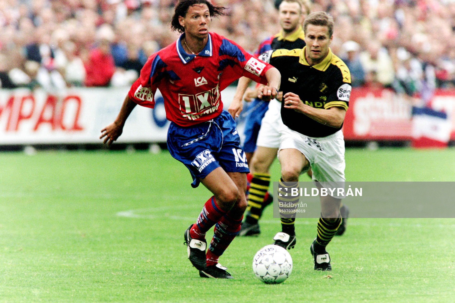 Martin Pringle, Helsingborg och Ola Andersson, AIK