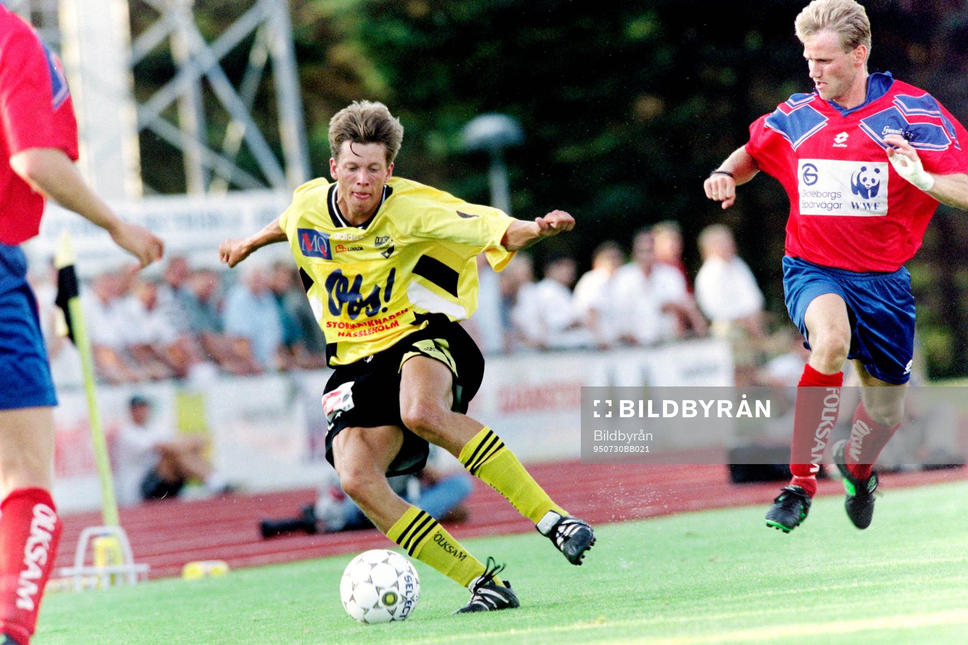 Fotboll, Div 1 Södra, IFK Hässleholm - Gunnilse, 1-4: Christian Augustsson, Hässleholm.