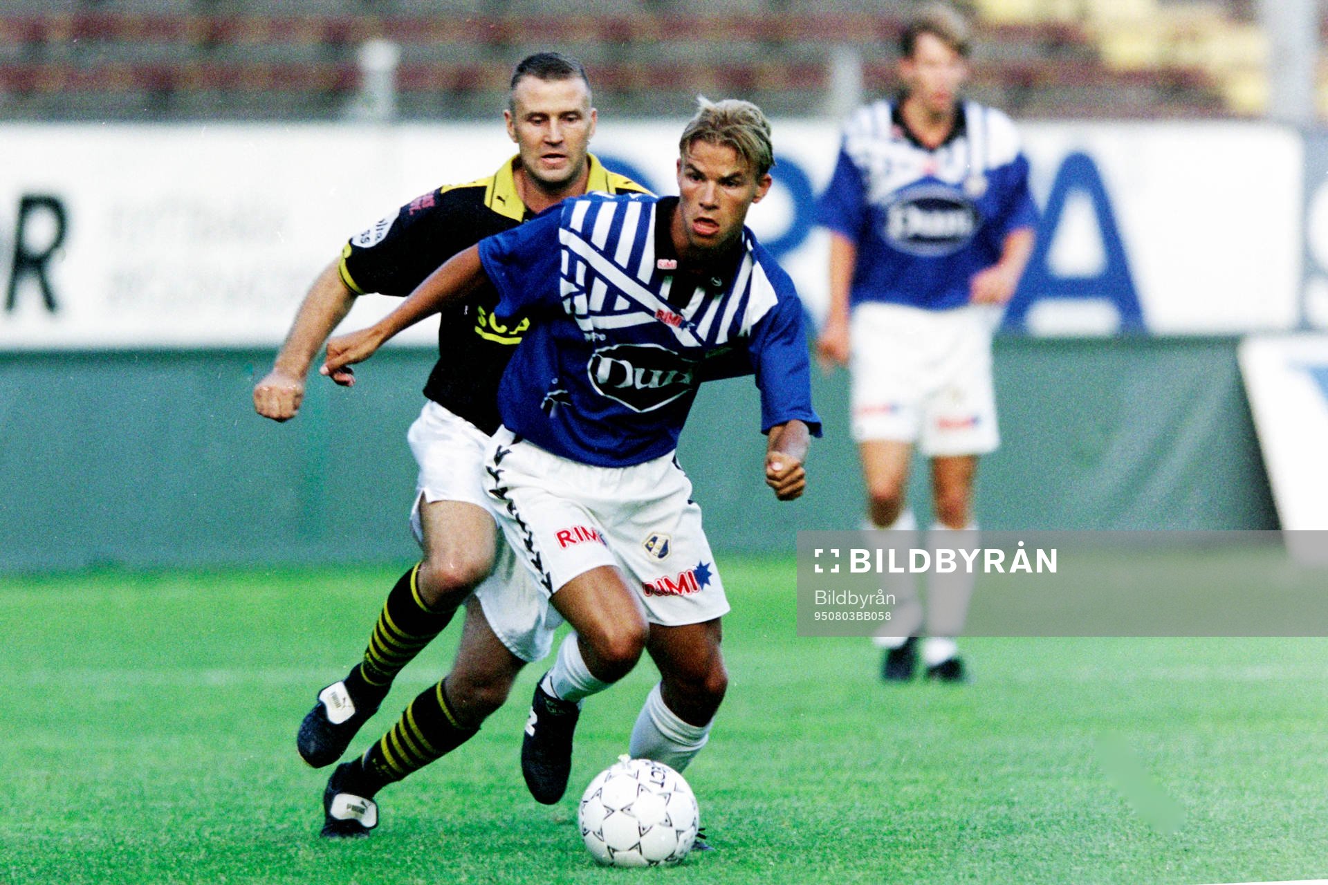 Niclas Alexandersson, Halmstad med Michael Borgqvist, AIK i