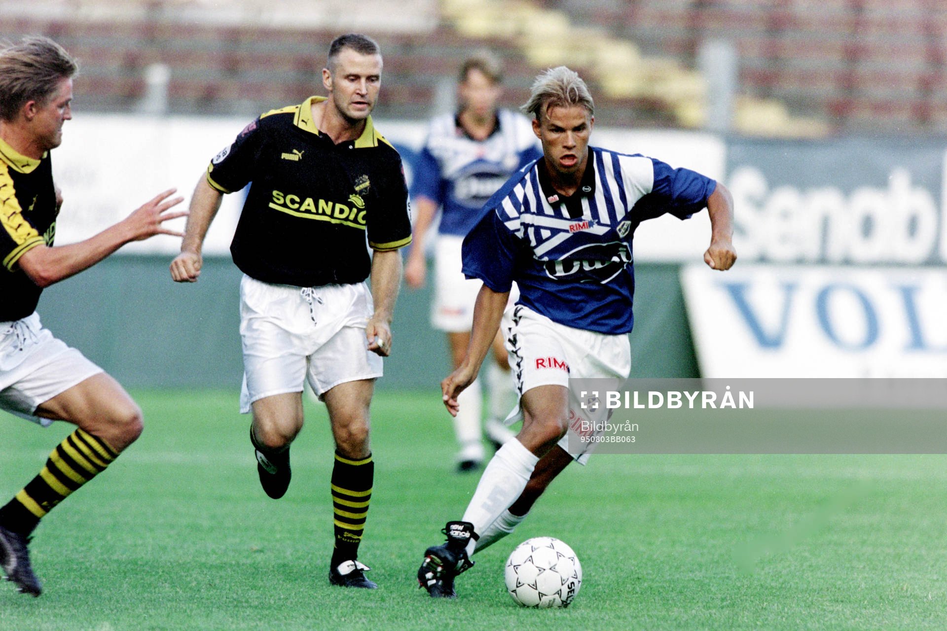 Niclas Alexandersson, Halmstad med Michael Borgqvist, AIK i