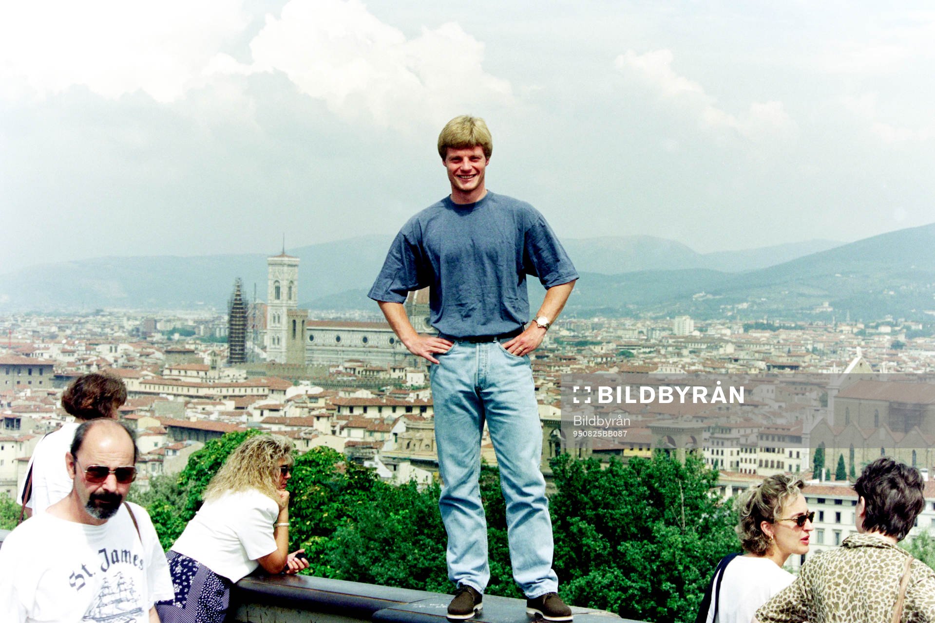 Fotboll, Serie A, Florentina: Stefan Schwarz i Florens.