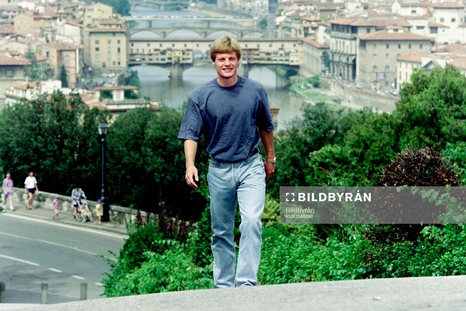 Fotboll, Serie A, Florentina: Stefan Schwarz i Florens.