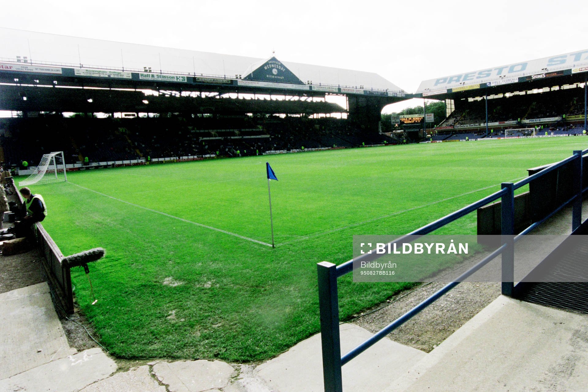 Fotboll, engelsk, Sheffield Wednesday - Newcastle, 0-2: Översikt Hillsborough arena.