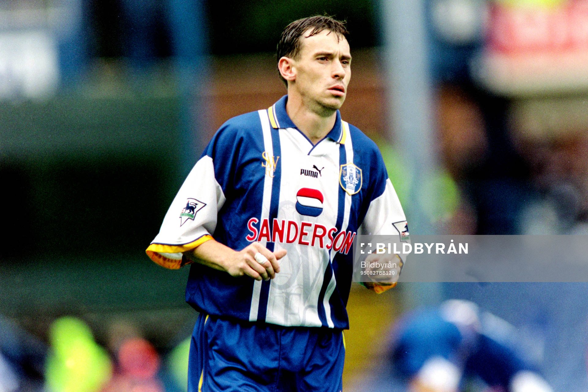 Fotboll, engelsk, Sheffield Wednesday - Newcastle, 0-2: Ian Nolan, Sheffield Wednesday. 
