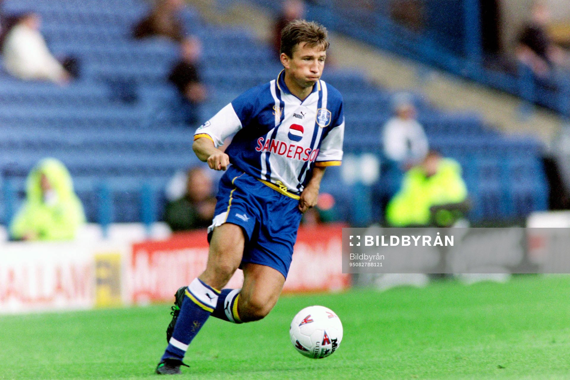 Fotboll, engelsk, Sheffield Wednesday - Newcastle, 0-2: David Hirst, Sheffield Wednesday.