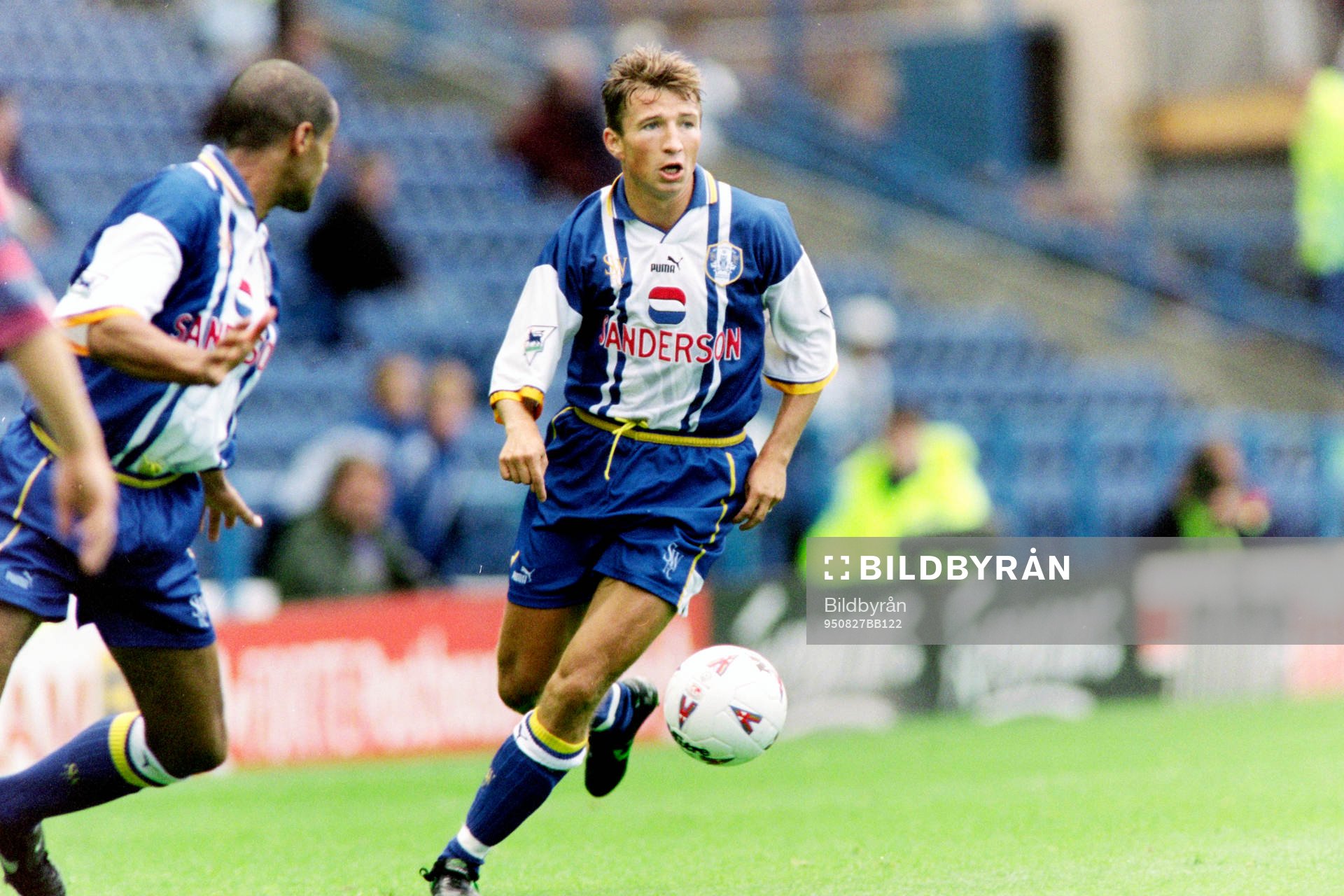 Fotboll, engelsk, Sheffield Wednesday - Newcastle, 0-2: David Hirst, Sheffield Wednesday.