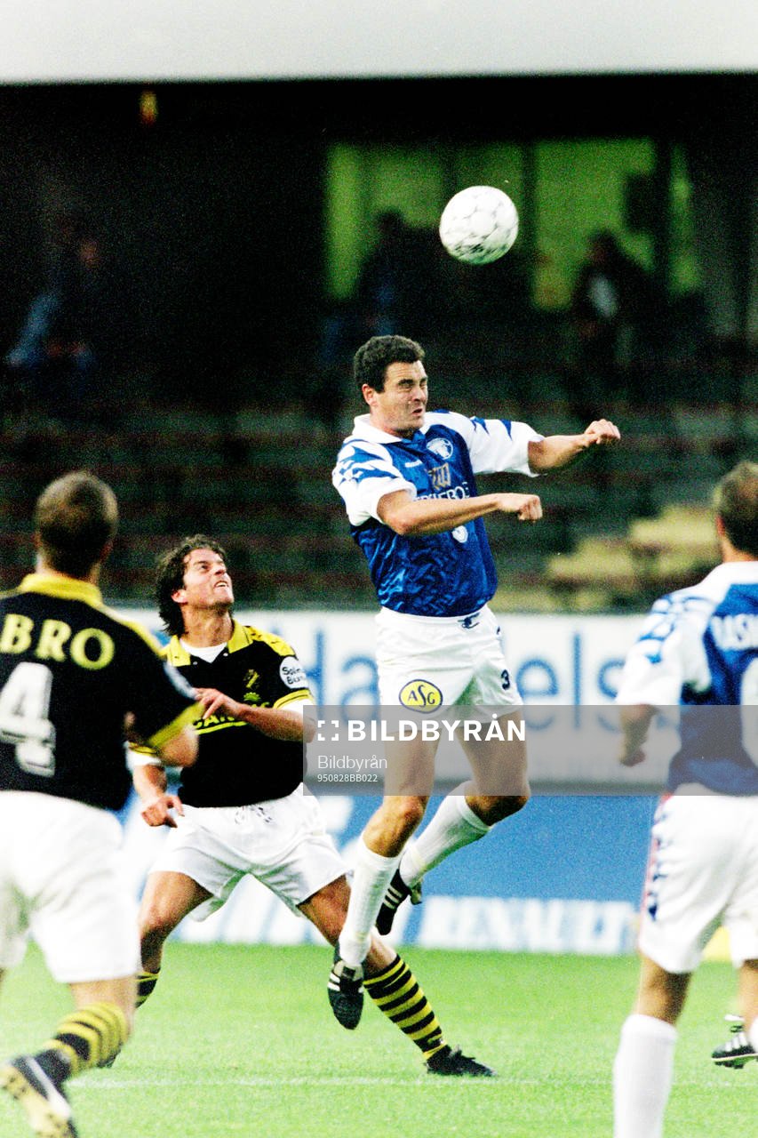 Fotboll, Allsvenskan, AIK - Trelleborg, 3-0: Christian Karlsson, Trelleborg. 