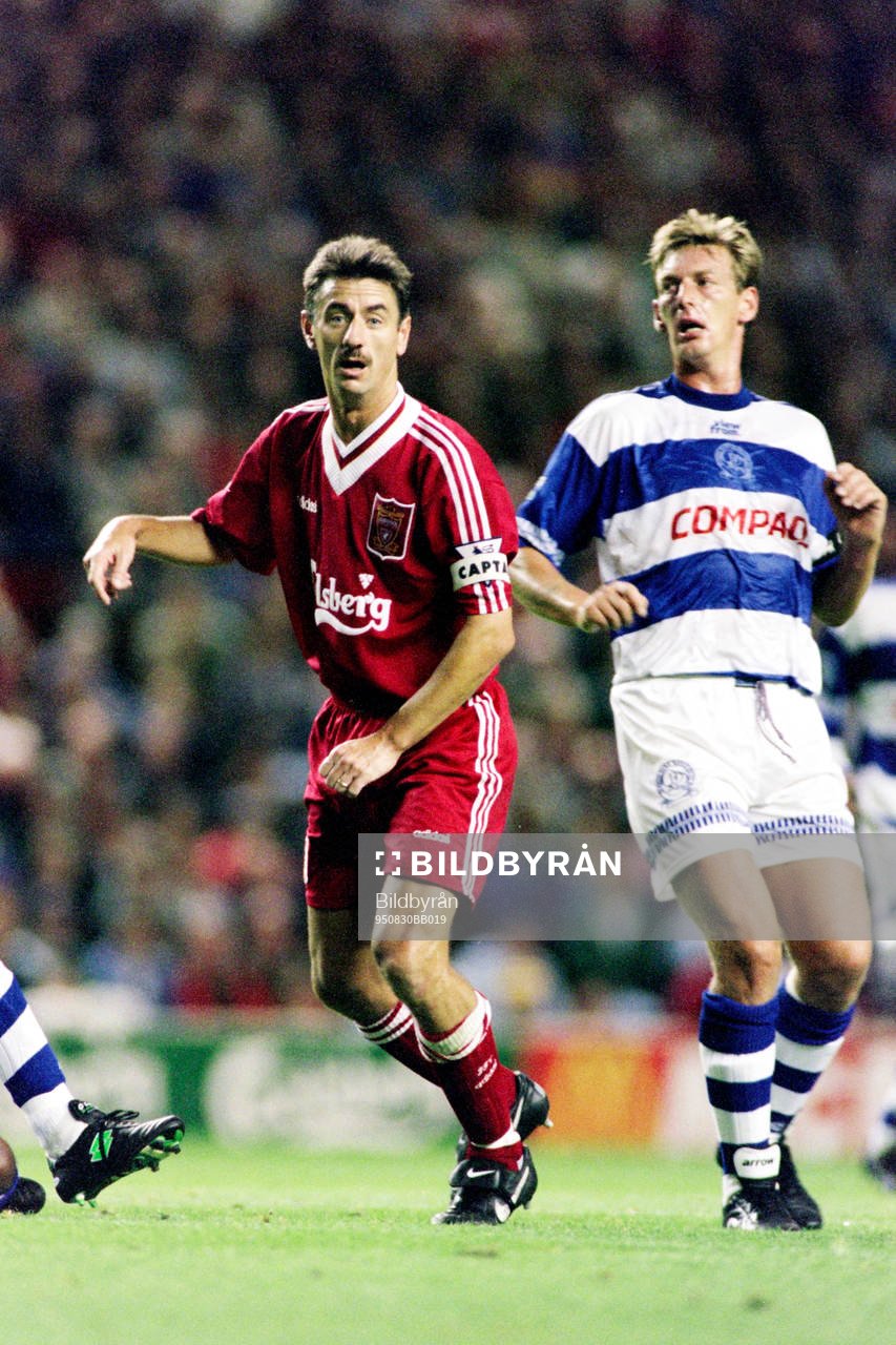 Fotboll, Engelsk, Liverpool - Queens Park Rangers, 1-0: Ian Rush, Liverpool.
