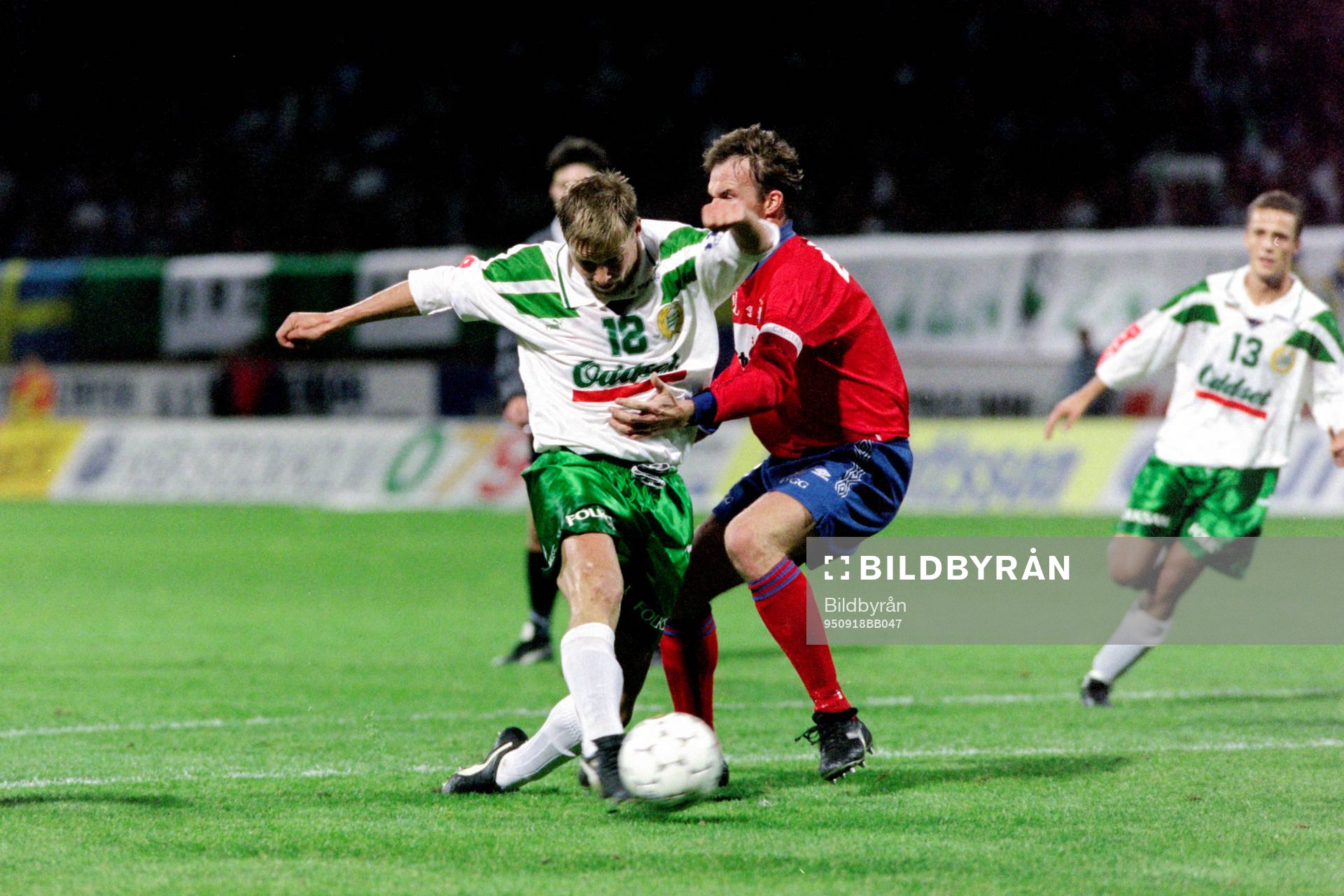 Fotboll, Allsvenskan, Hammarby - Örgryte, 0-1: Dan Sahlin, Hammarby. 