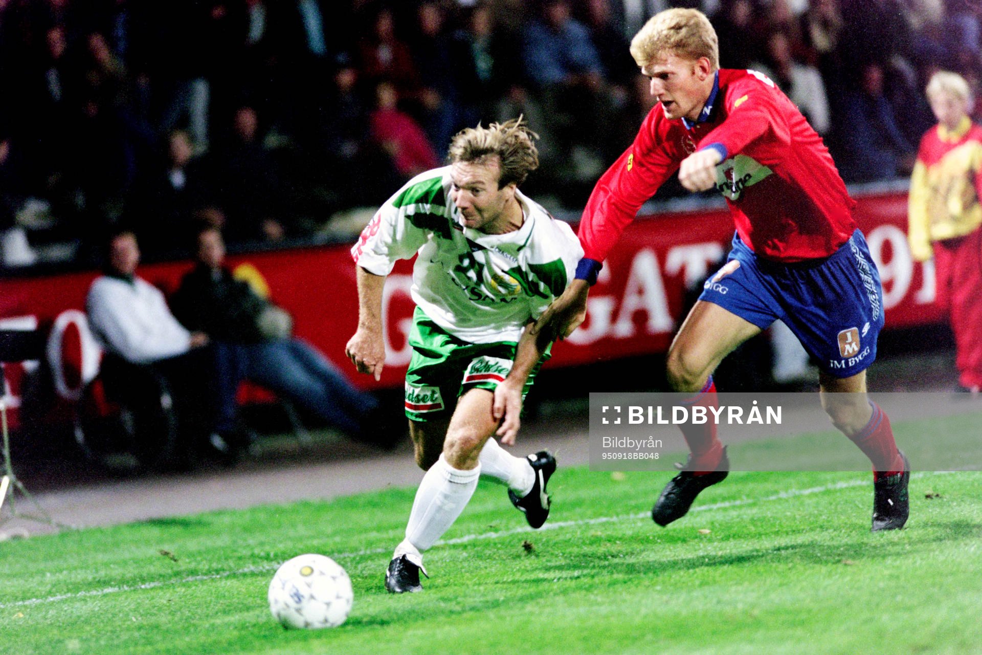 Fotboll, Allsvenskan, Hammarby - Örgryte, 0-1: Kim Bergstrand, Hammarby. 