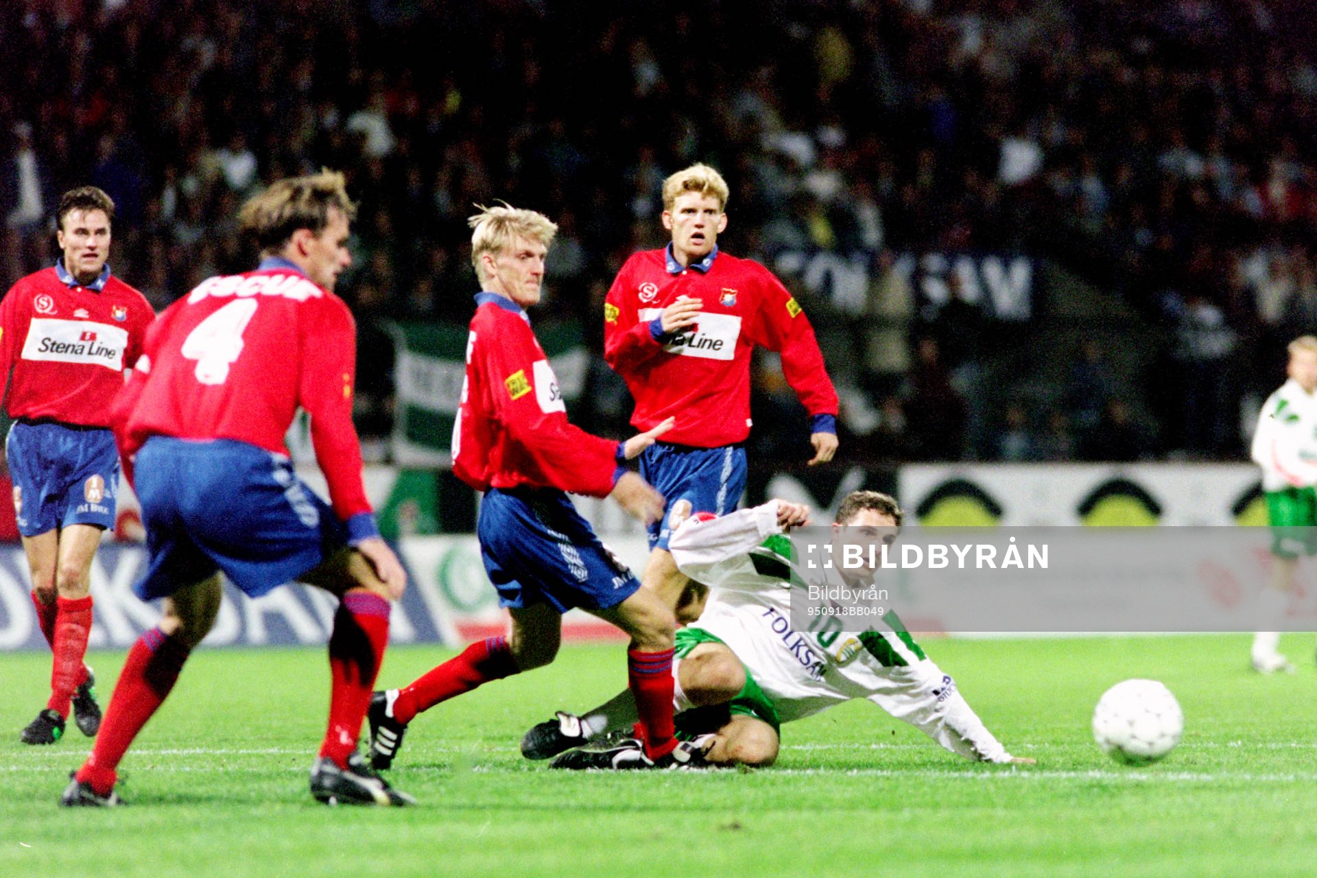 Fotboll, Allsvenskan, Hammarby - Örgryte, 0-1: Hans Bergh, Hammarby. 