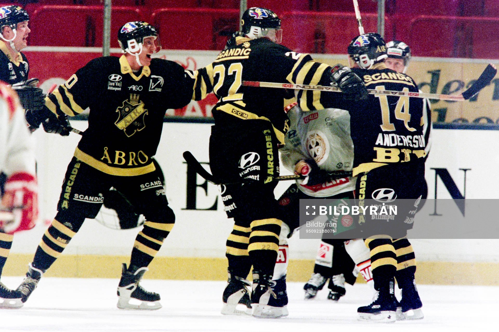 Ishockey, Elitserien, AIK - Brynäs, 3-2