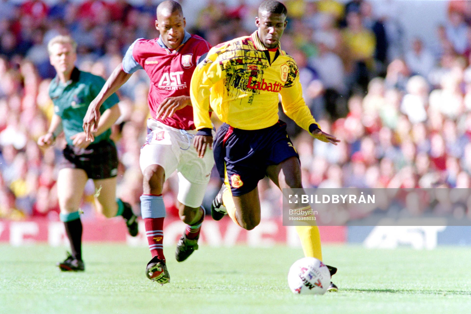 Fotboll, Premiership, Aston Villa - Nottingham Forest, 1-1