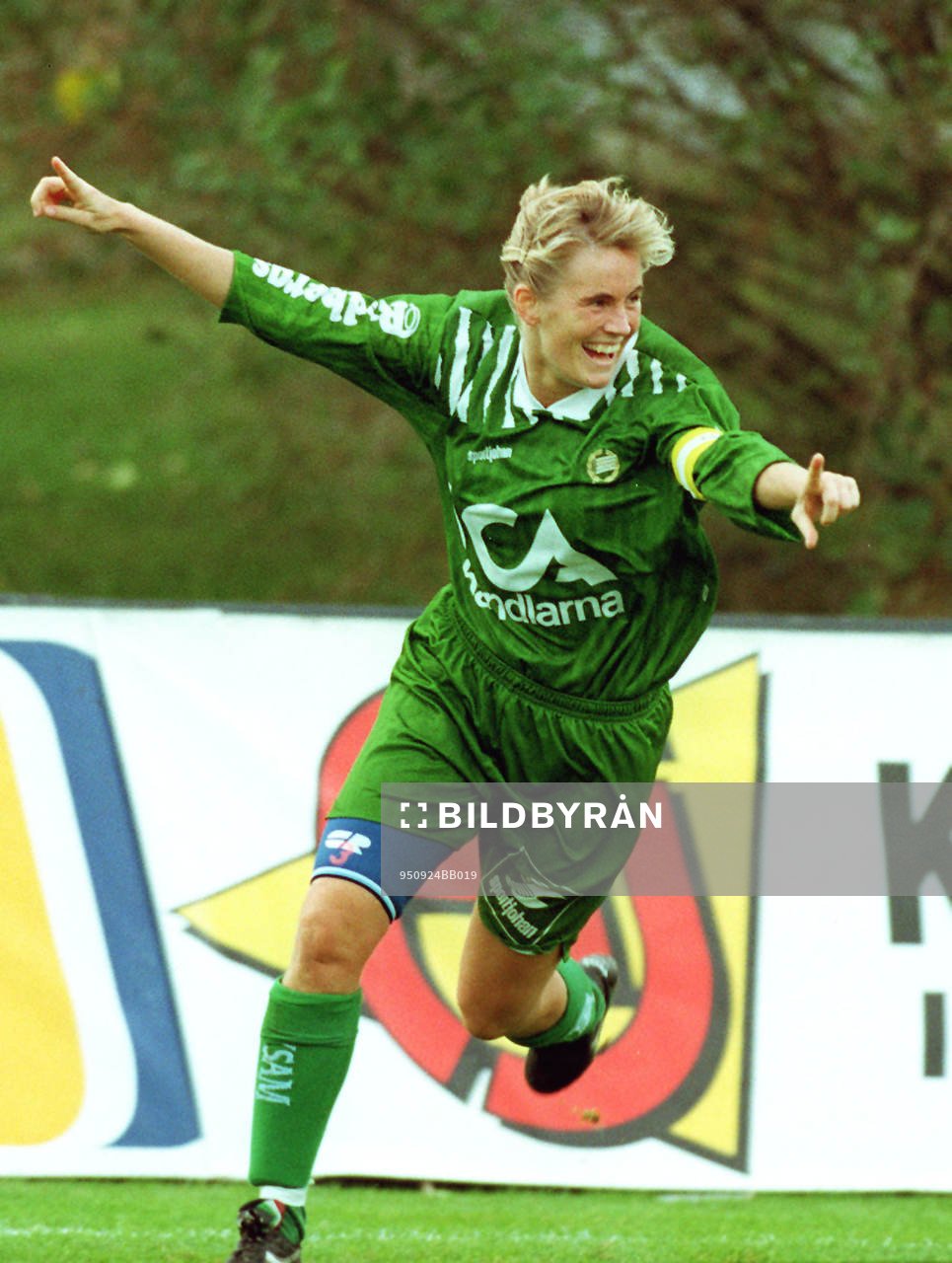 Lilie Persson, Hammarby, jublar