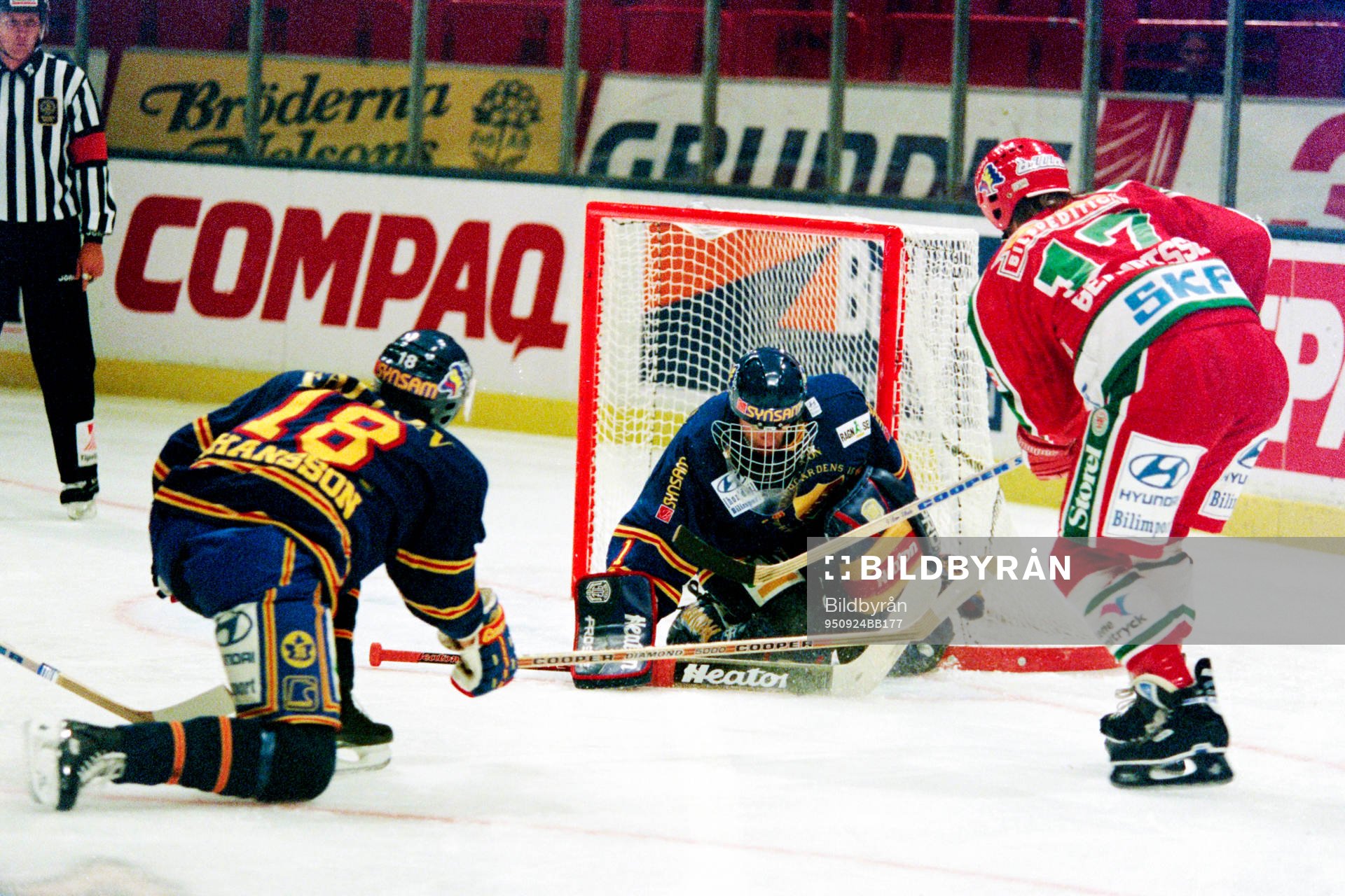 Peter Berndtsson, Frölunda oroar Thomas Östlund, målvakt