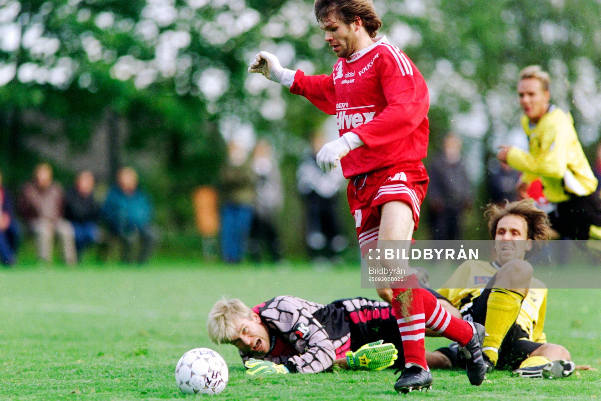 Benny Johansson, målvakt och Christian Öhrn, Hässleholm