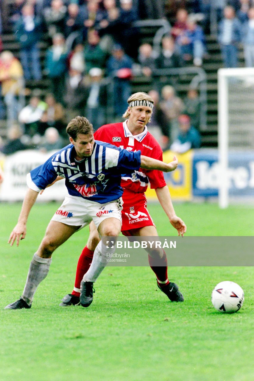 Niklas Gudmundsson, Halmstad och Magnus Johansson, Göteborg