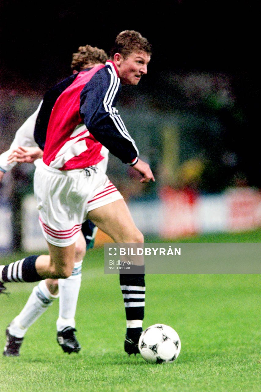Fotboll, Norge - England, 0-0: Tore André Flo, Norge. 