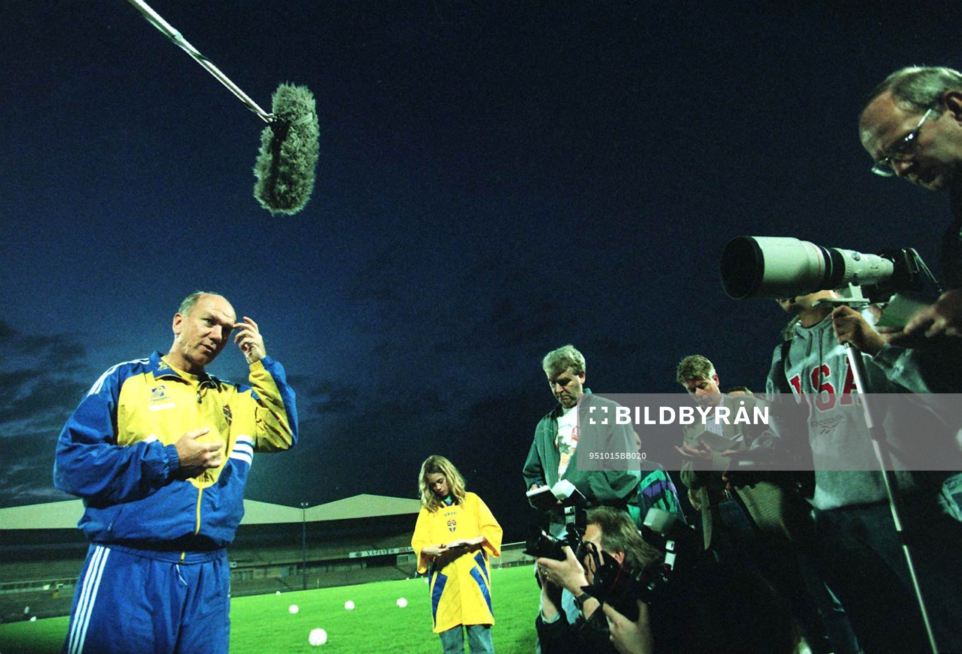 1995 Tommy Svensson, förbundskapten Sverige