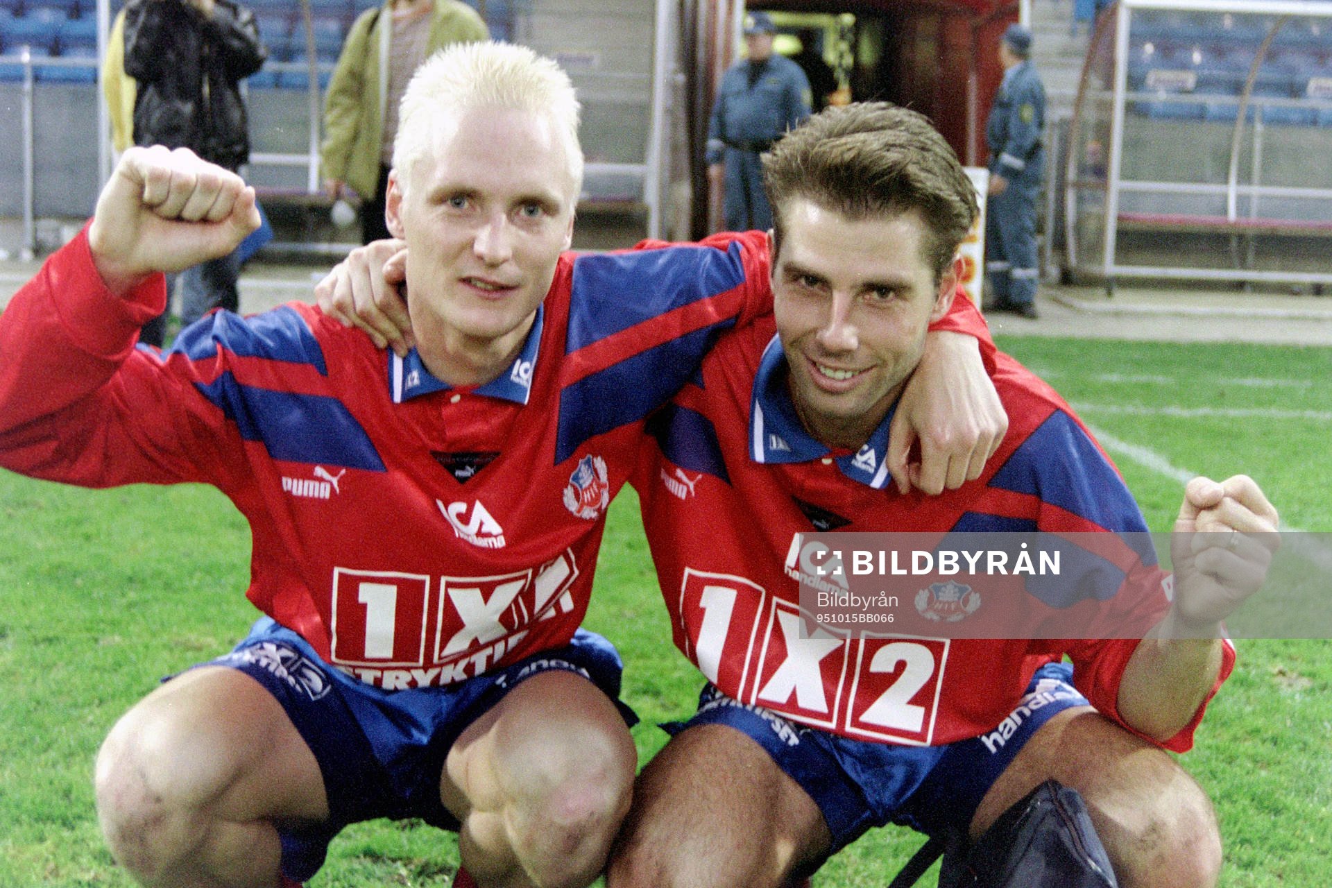 Helsingborgs målskyttar Christer Fursth och Jonas