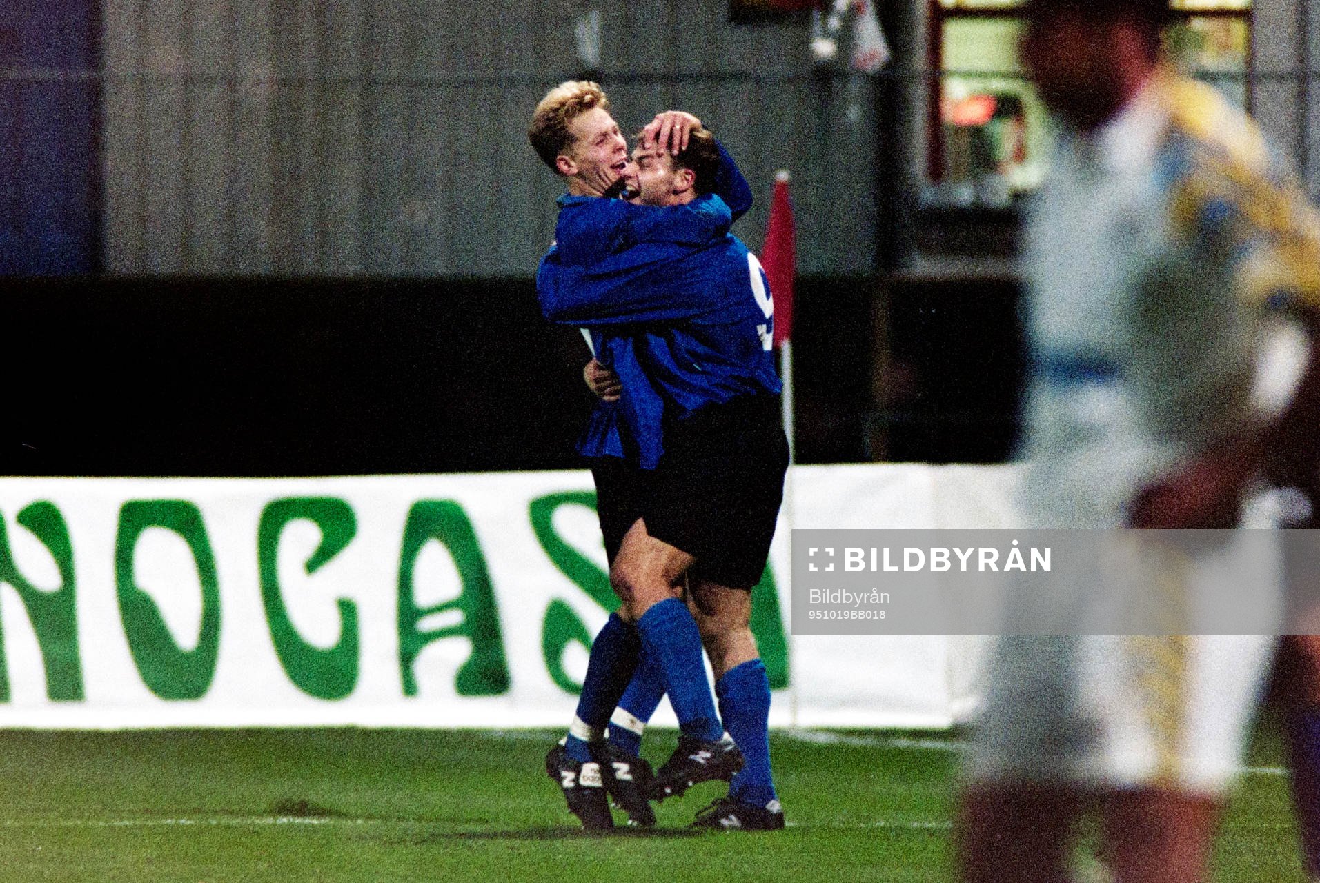 Robert Andersson och Niklas Gudmundsson, Halmstad jublar