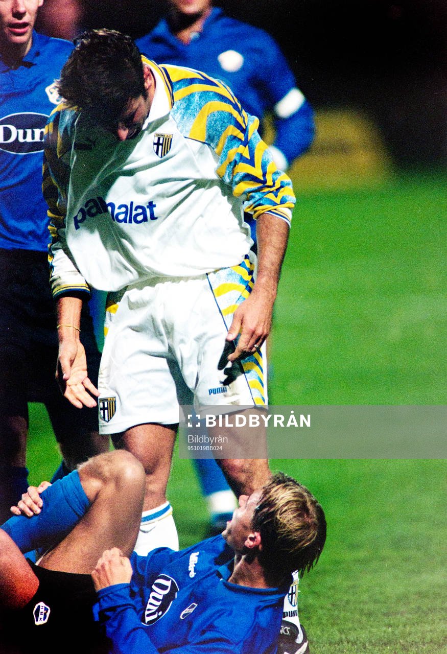 Fotboll, Cupvinnarcupen, Halmstad - Parma, 3-0