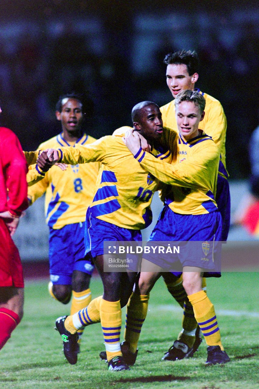Eddy Lopez och Patrik Karlsson, Sverige jublar